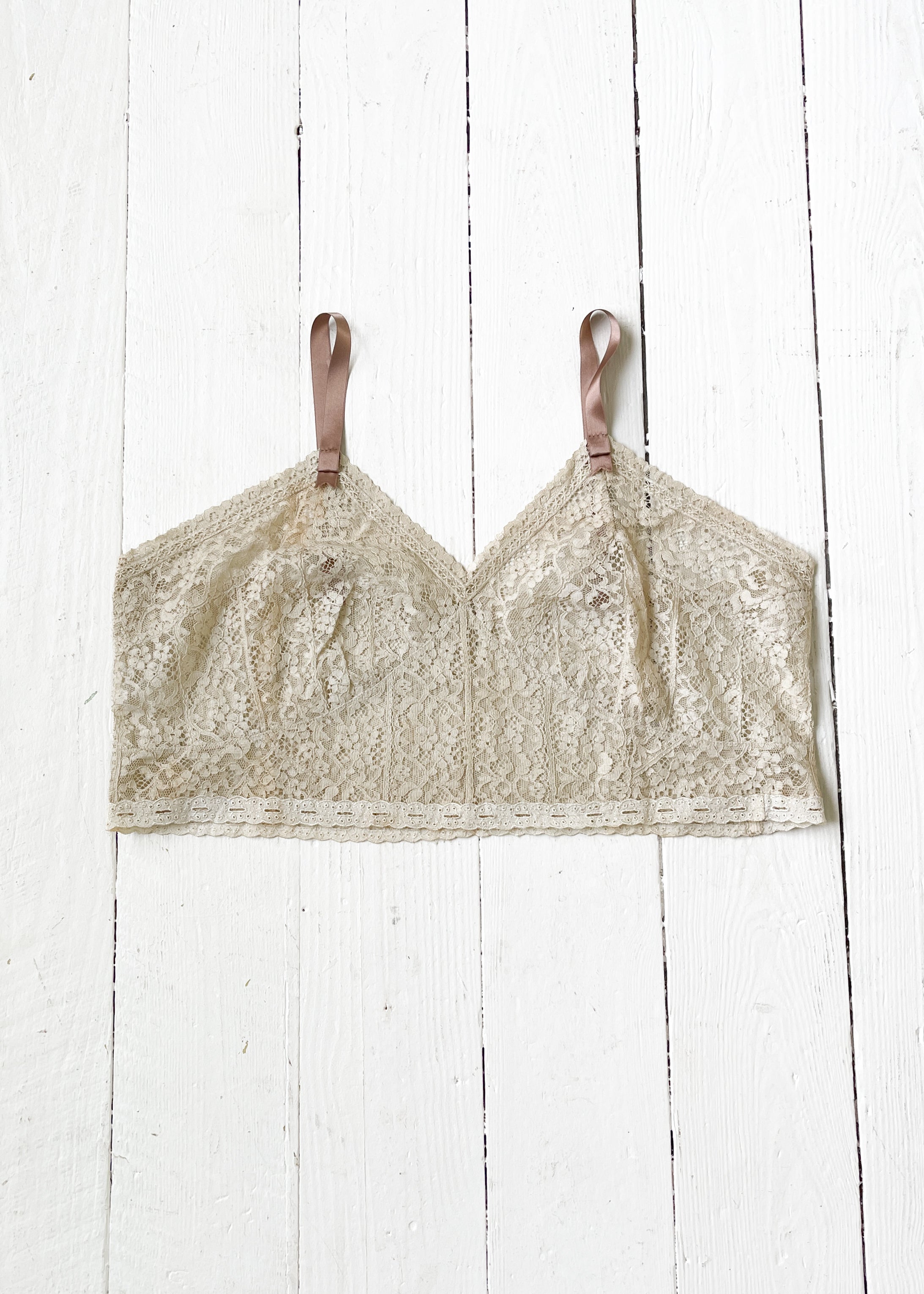 Vintage 1920s Lace Bralette