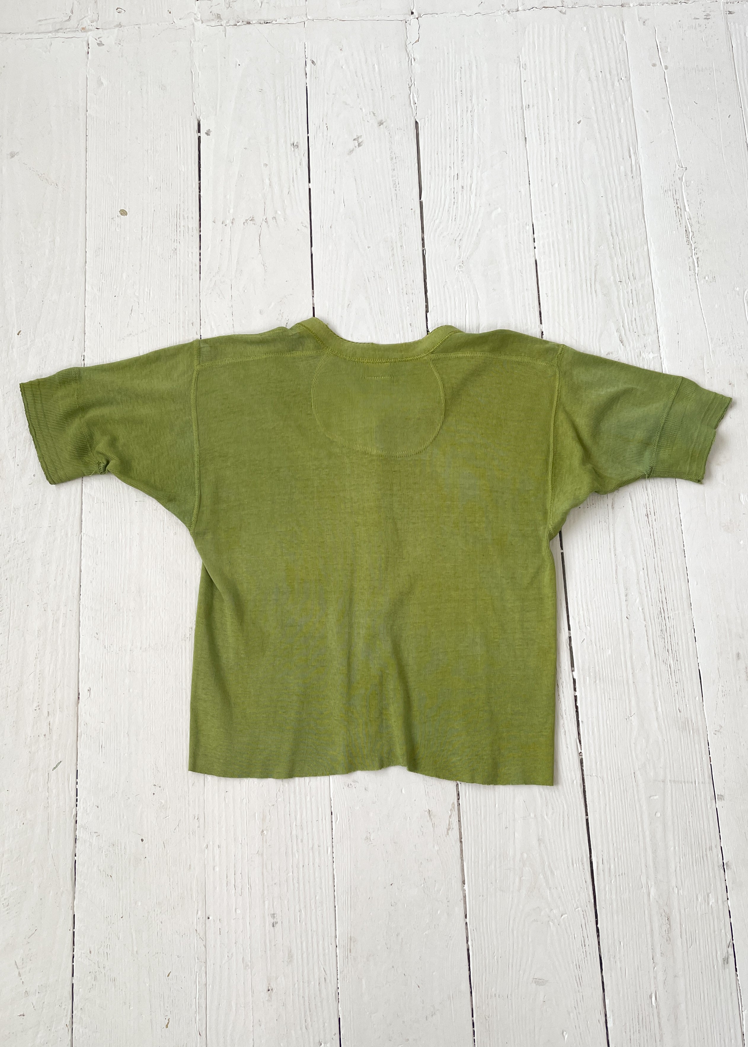 Vintage 1930s Over-Dyed Cotton Top