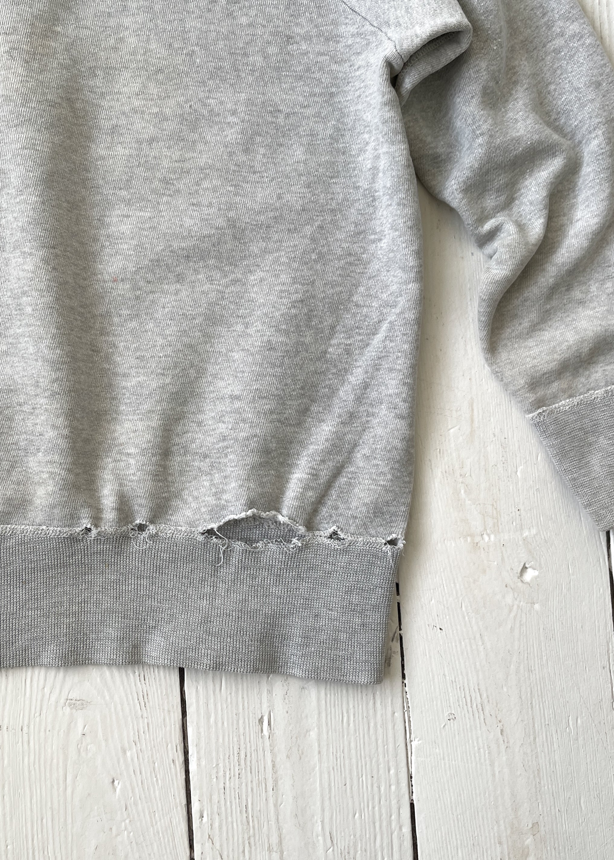Vintage 1960s Distressed Grey Sweatshirt