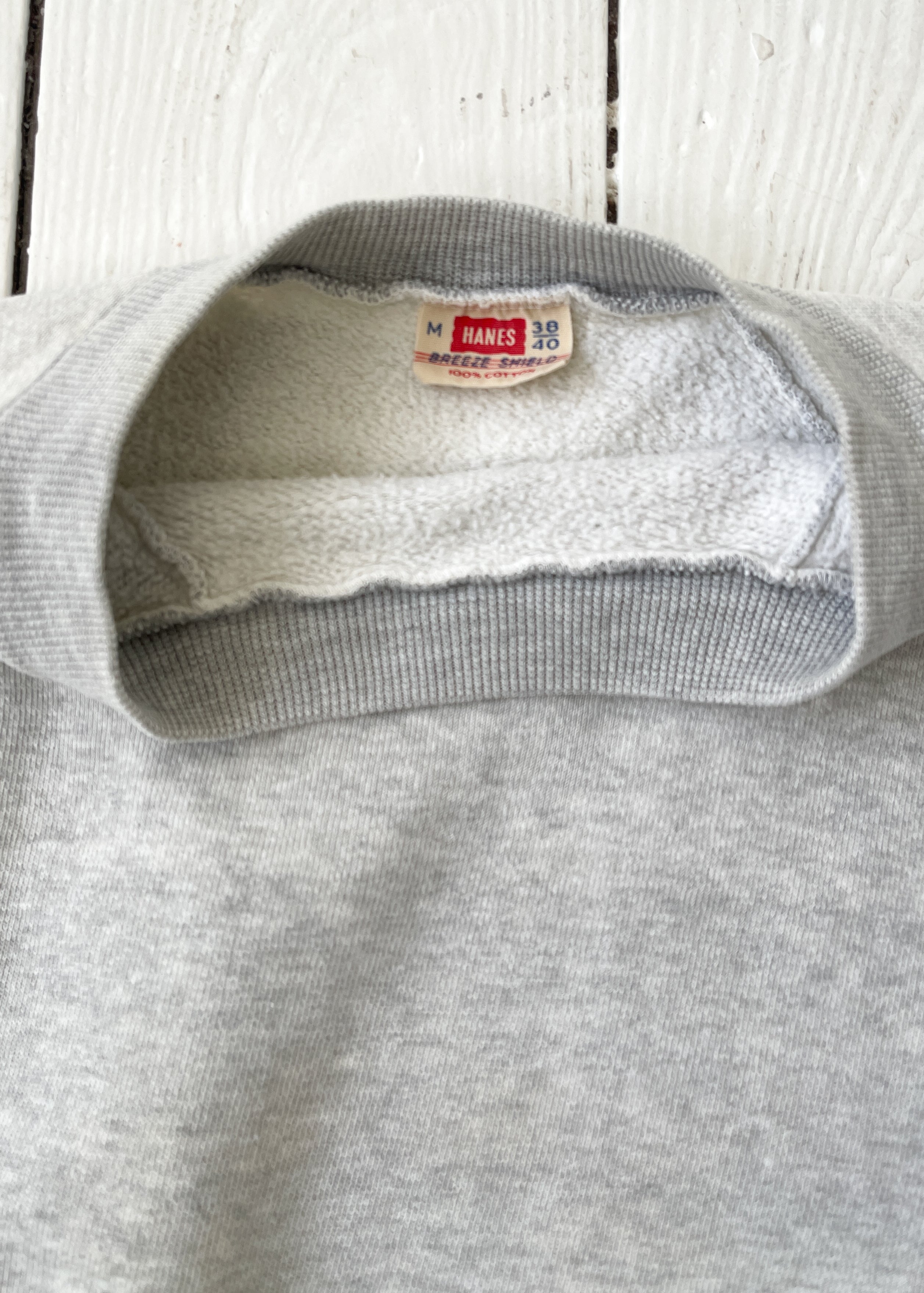 Vintage 1960s Distressed Grey Sweatshirt