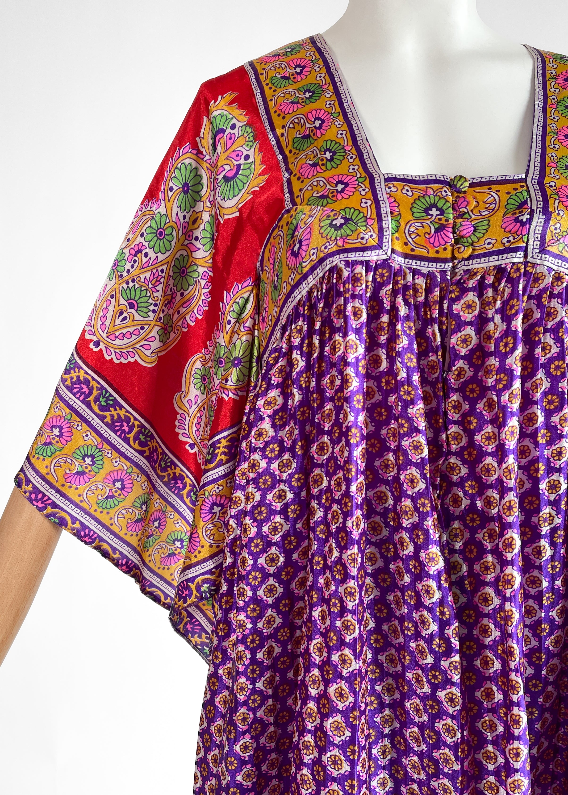 1970s Bellville Sassoon Scarf Dress with Pants