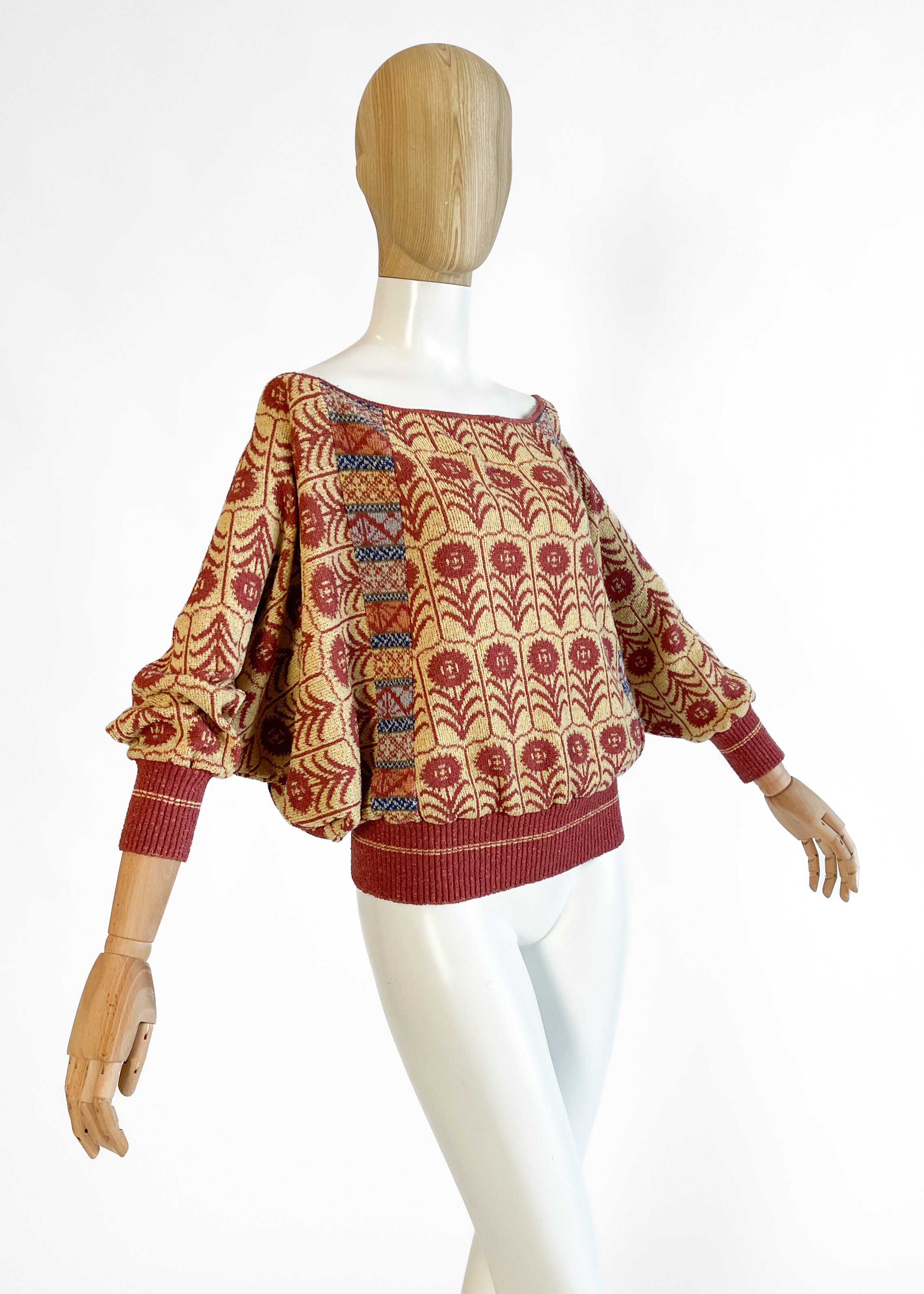 1970s Bill Gibb Sweater and Scarf Set