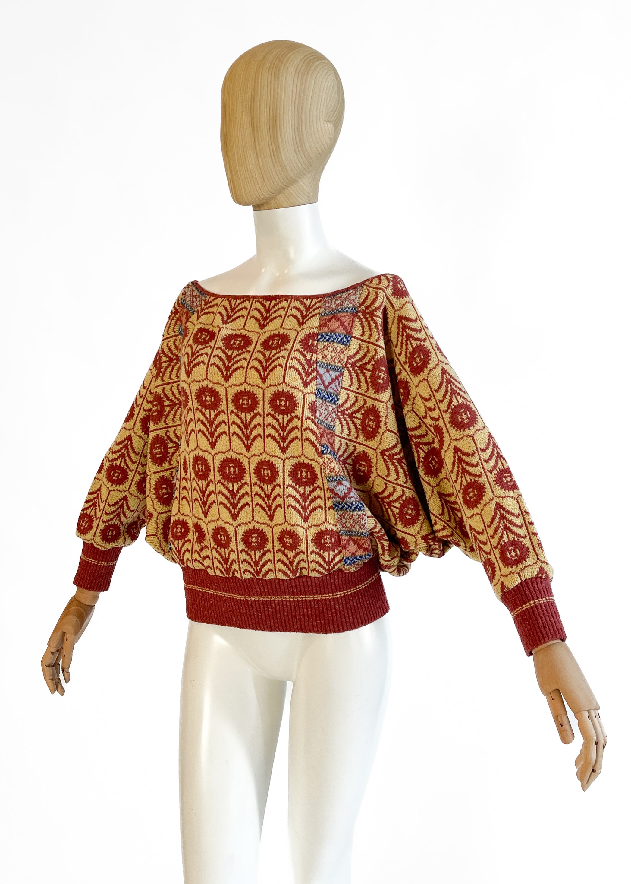 1970s Bill Gibb Sweater and Scarf Set