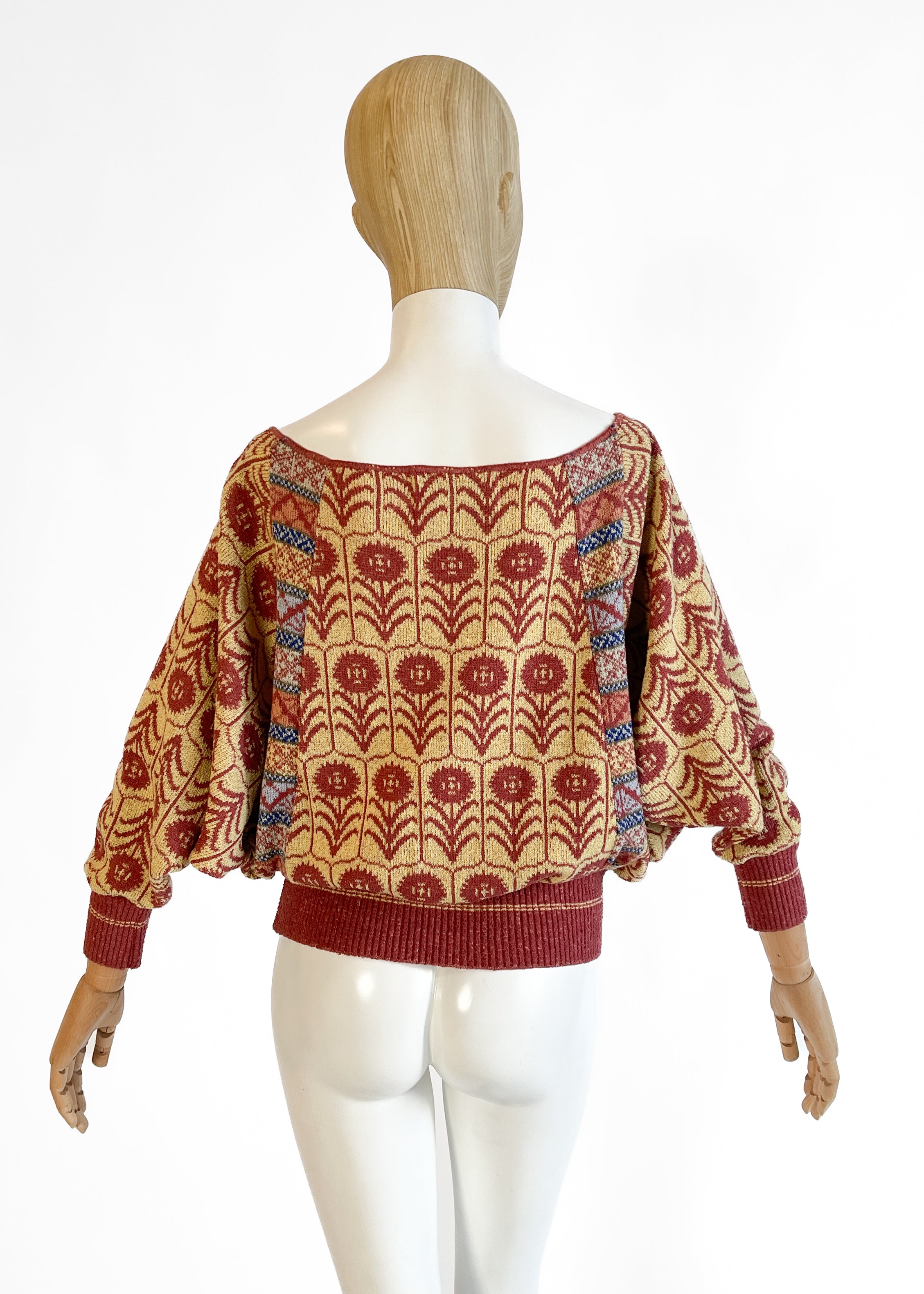 1970s Bill Gibb Sweater and Scarf Set