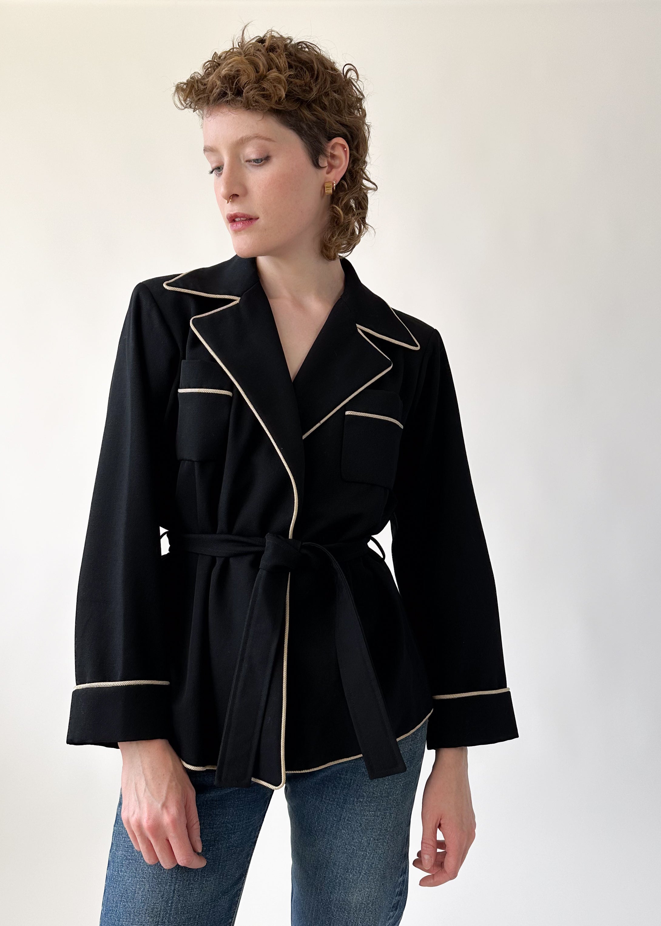 Vintage Yves Saint Laurent Wrap Blazer