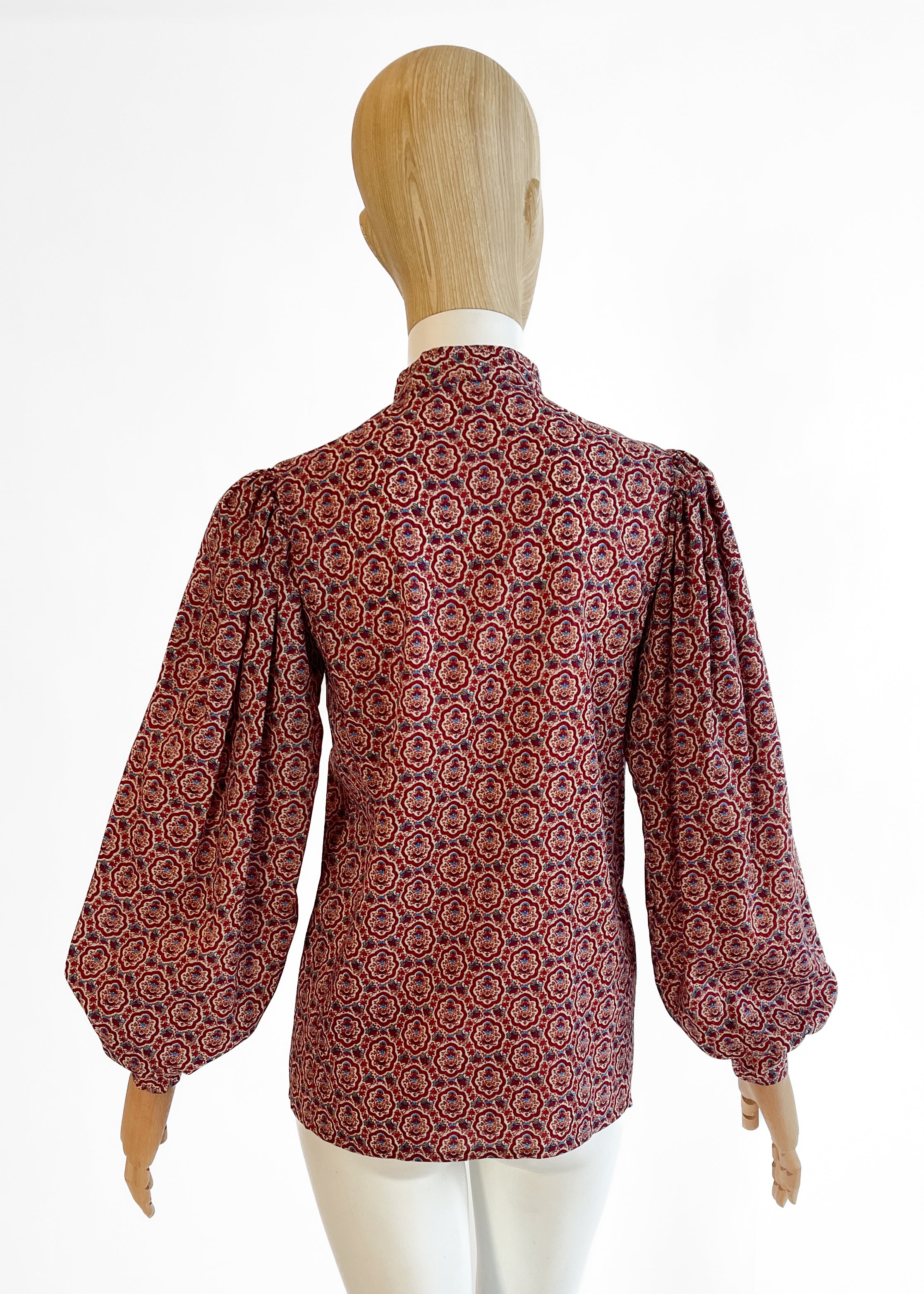 1970s Yves Saint Laurent Printed Top