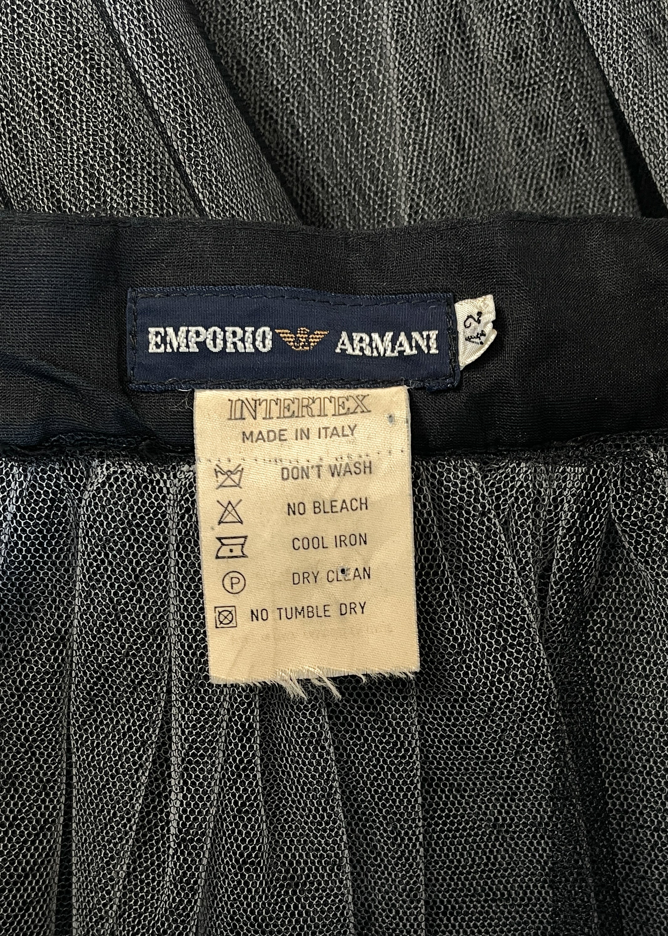 1980s Armani Tulle Skirt