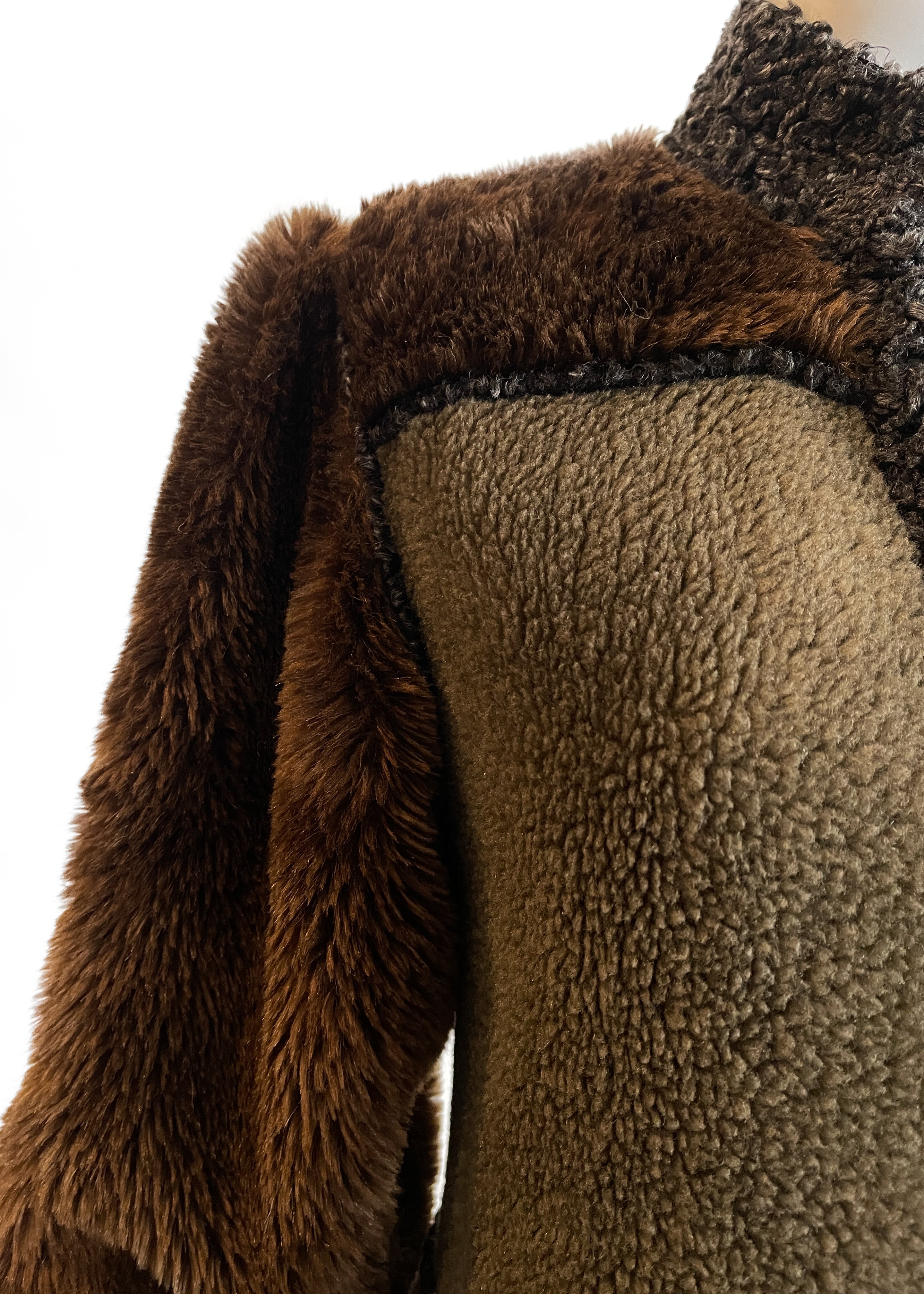 Vintage Chantal Thomass Faux Fur Princess Coat
