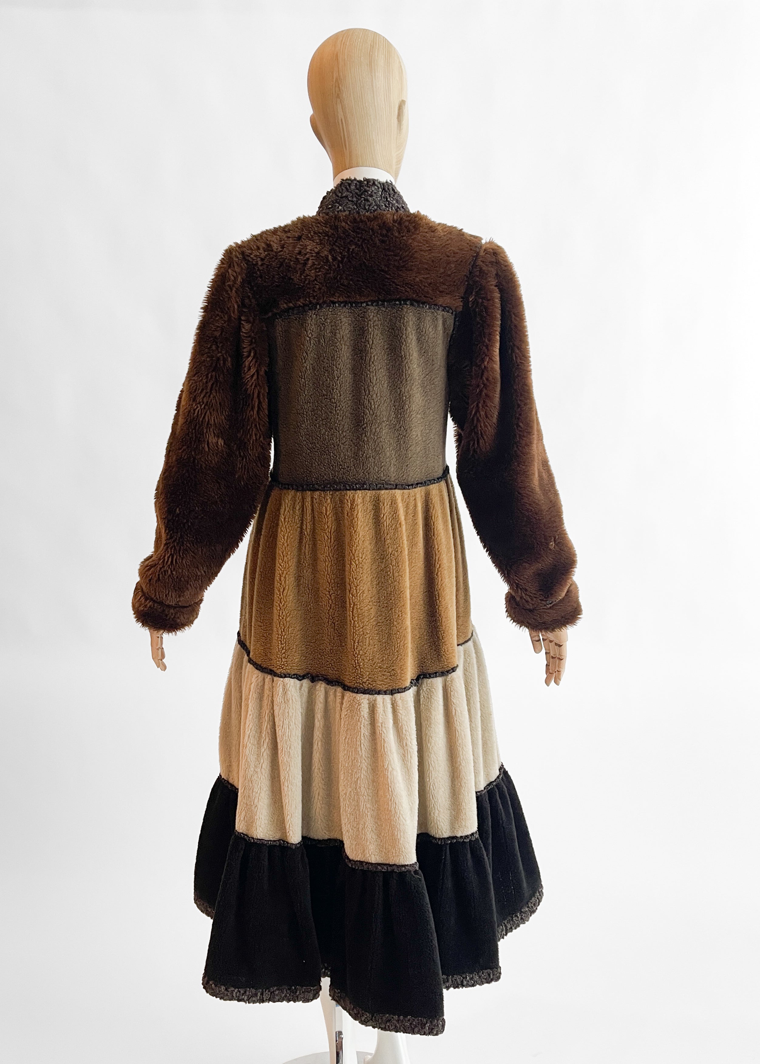 Vintage Chantal Thomass Faux Fur Princess Coat