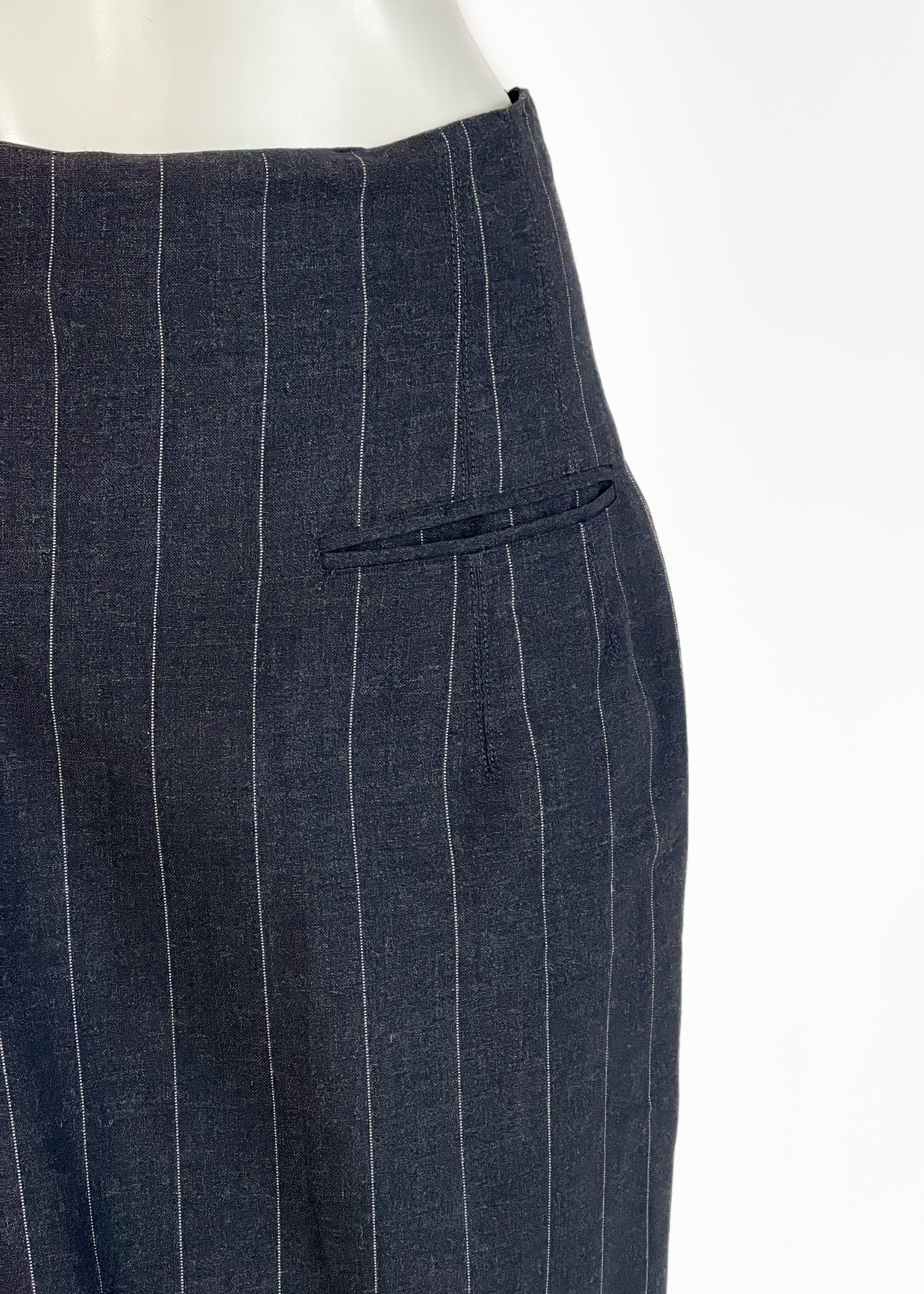 Jean Paul Gaultier Pour Gibo Pinstripe Skirt 1980s