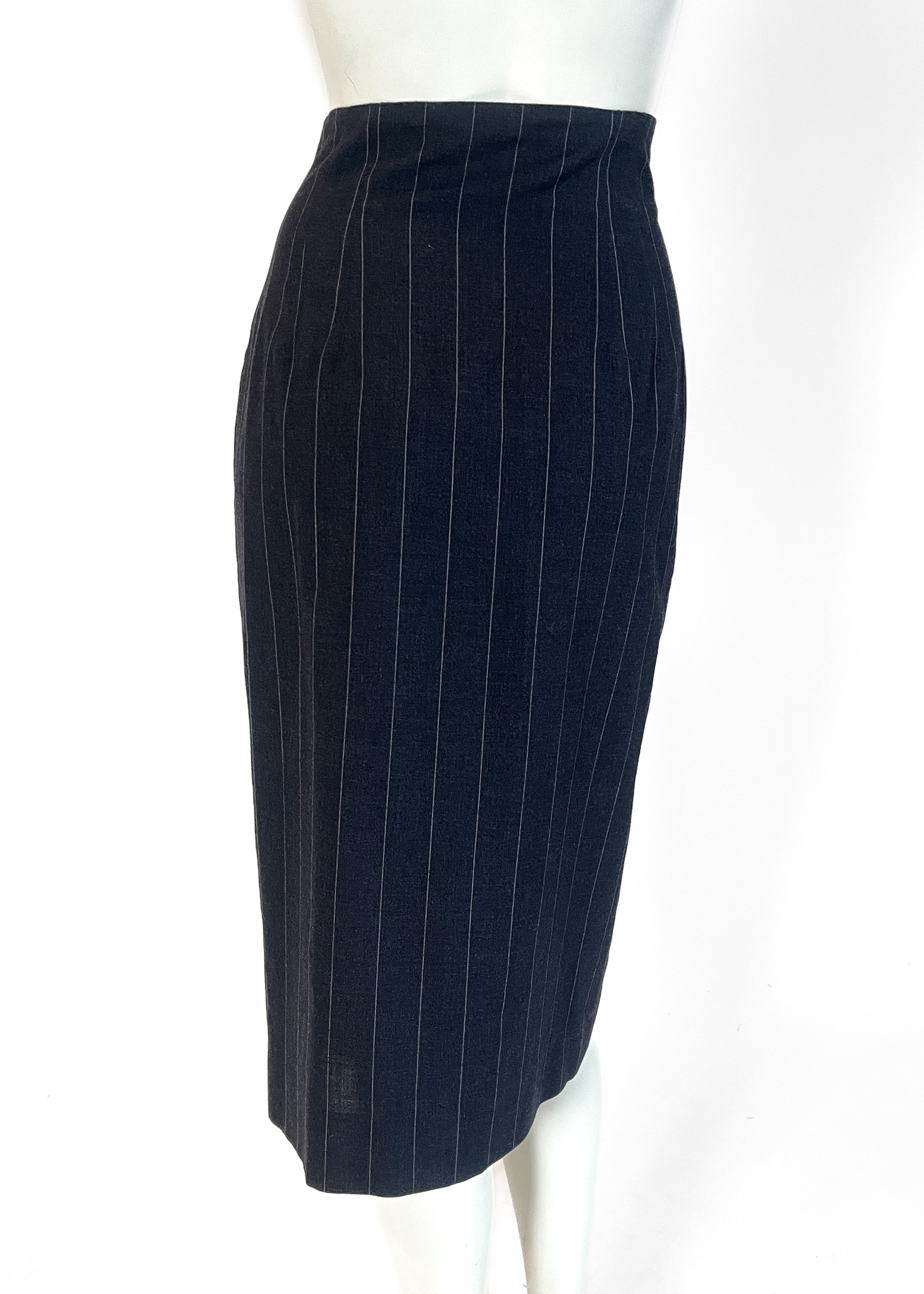 Jean Paul Gaultier Pour Gibo Pinstripe Skirt 1980s