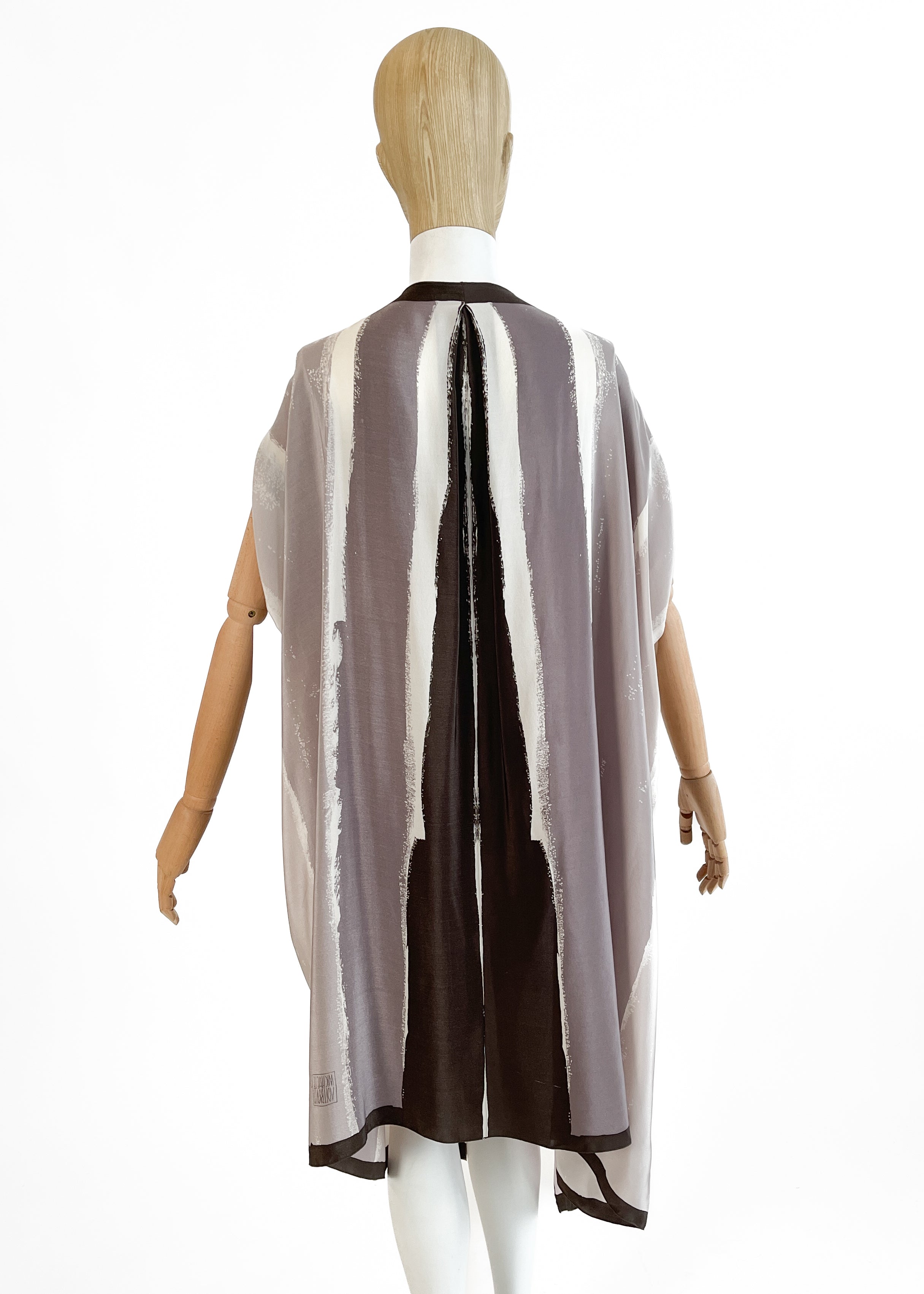 1980s Michaele Vollbracht Silk Duster Vest