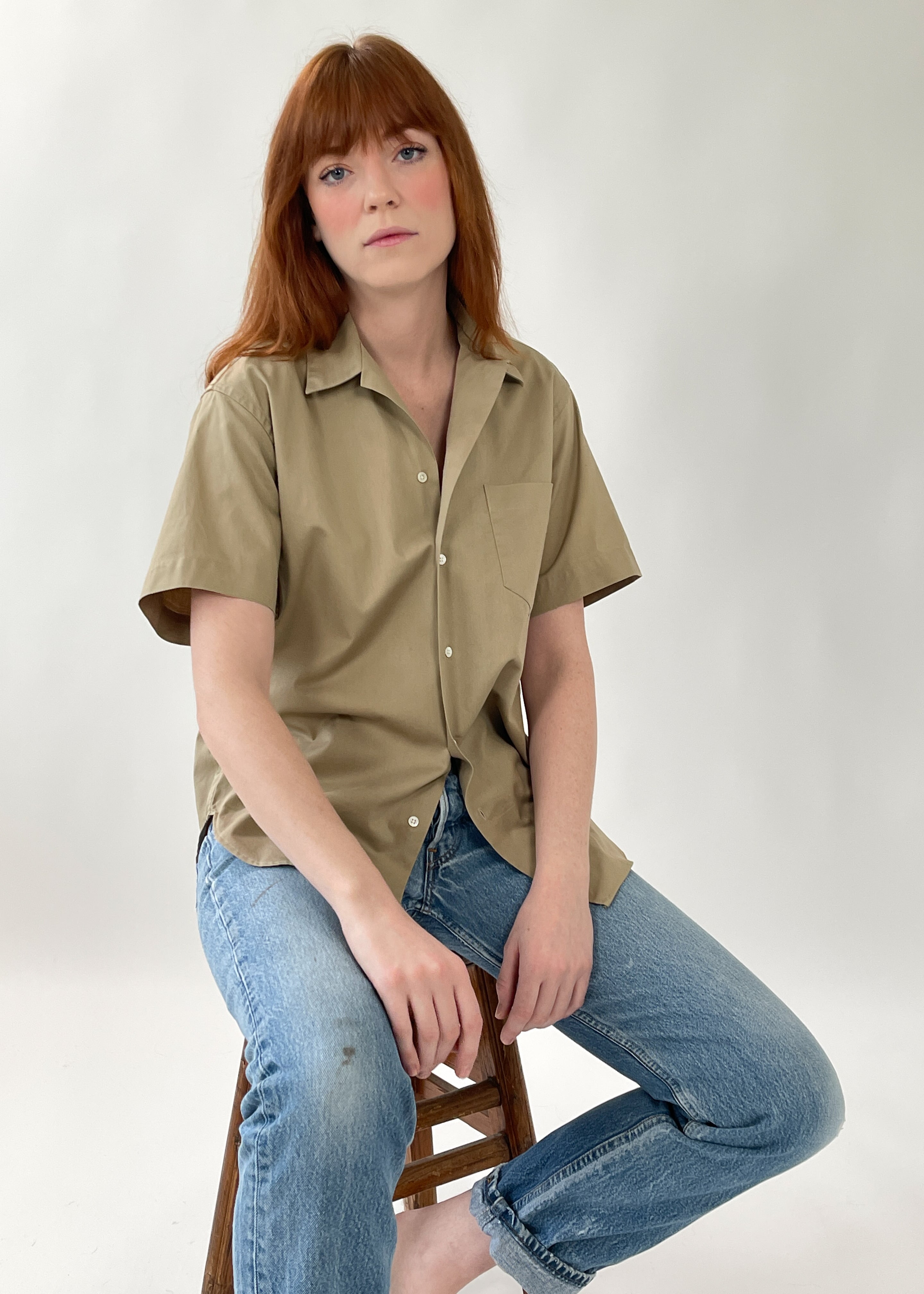 Vintage Ralph Lauren Khaki Button Down