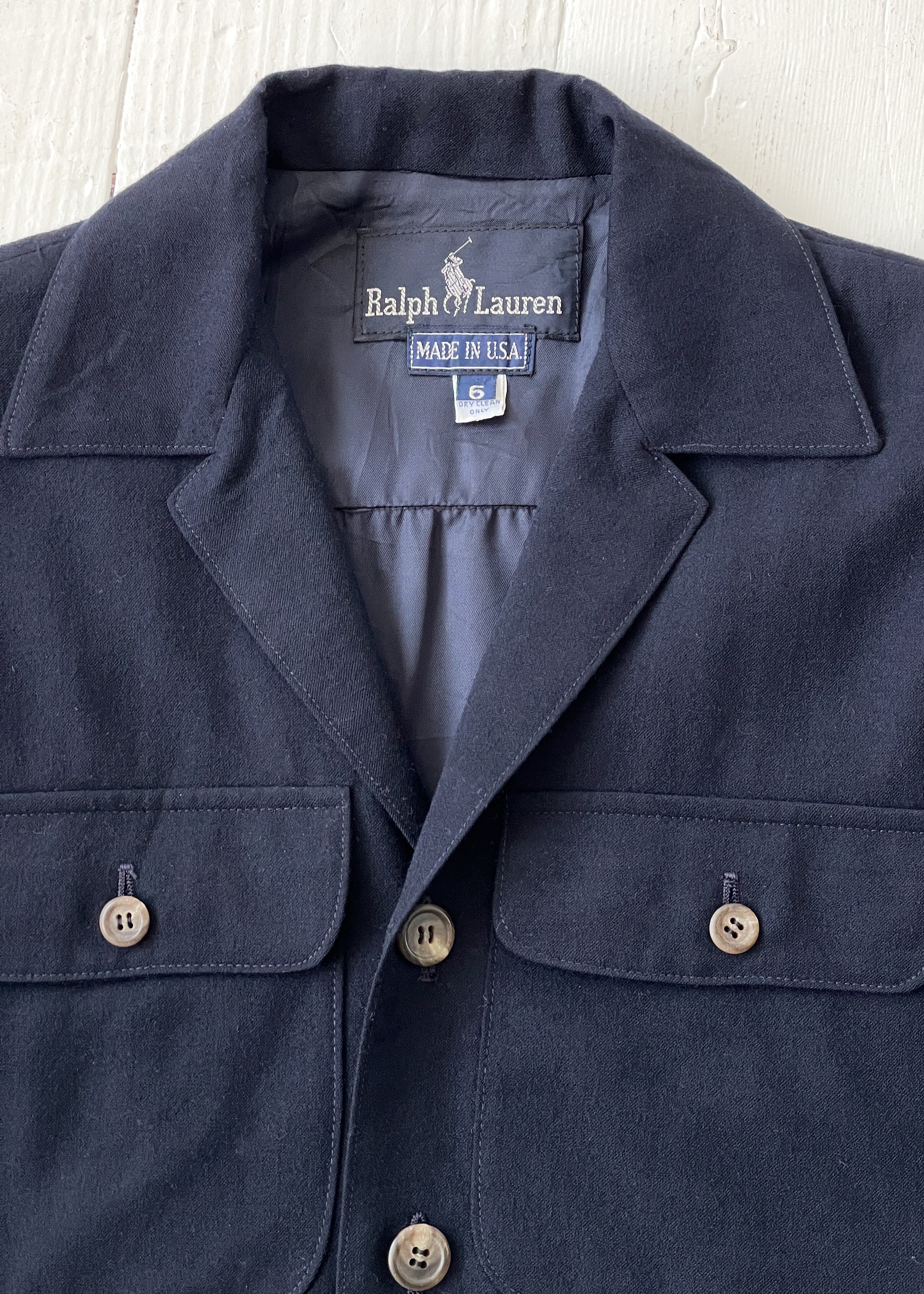 1980s Ralph Lauren Wool Jacket