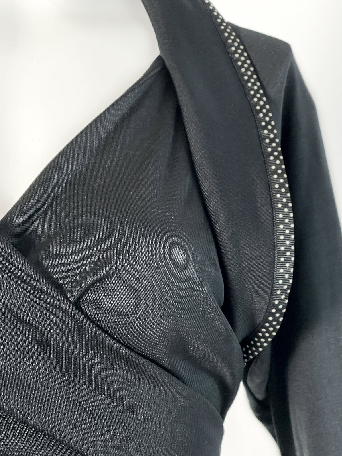 1990s Chantal Thomass Black Wrap Top
