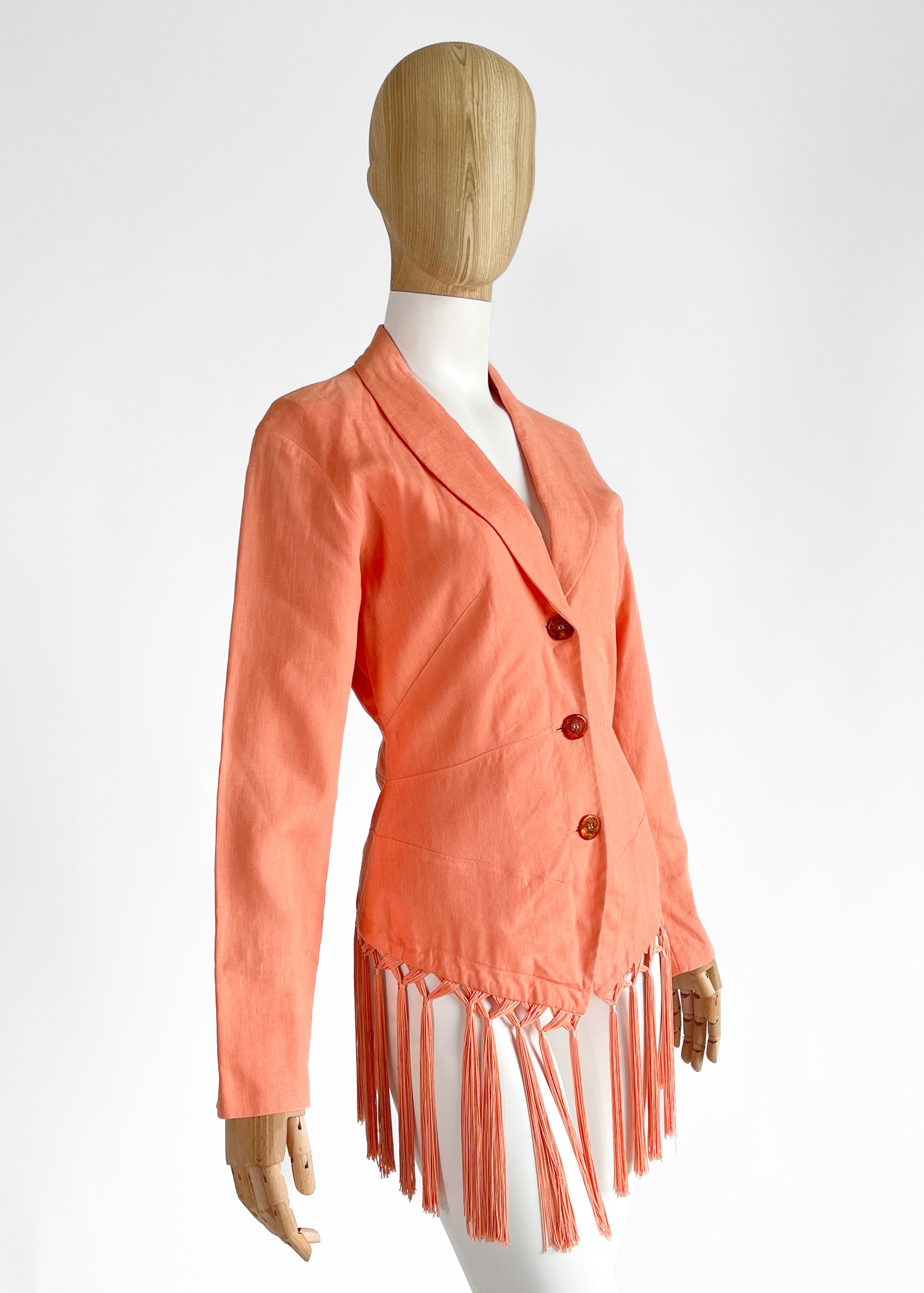 Chantal Thomass Linen Jacket with Tassels