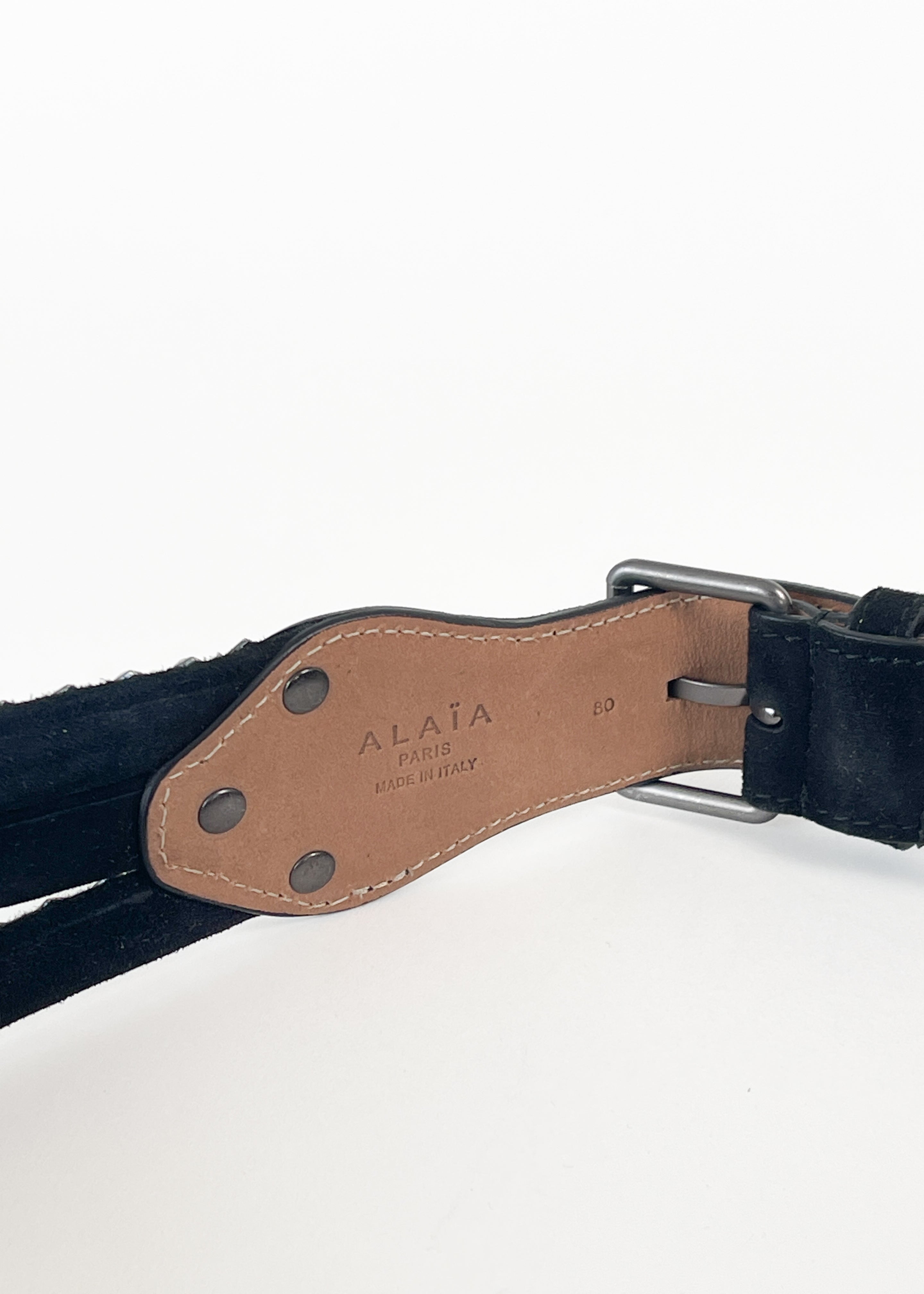 Alaia Studded Rope Belt