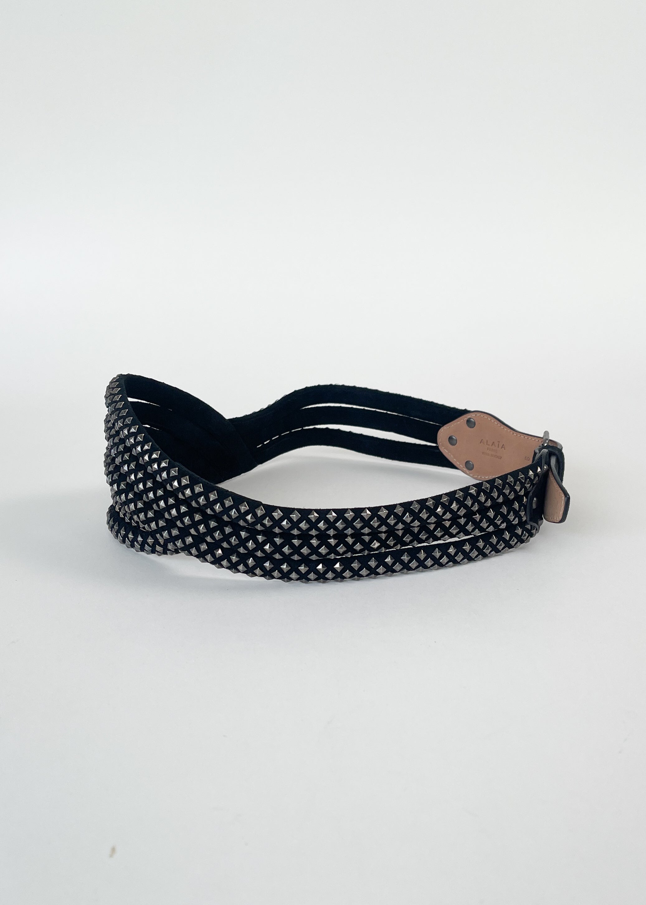 Alaia Studded Rope Belt