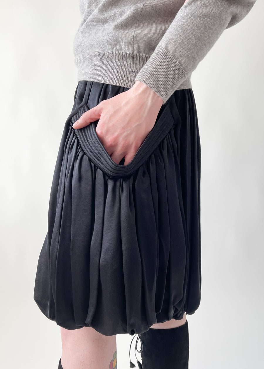 Vintage Alexander McQueen 2006 Silk Bubble Skirt