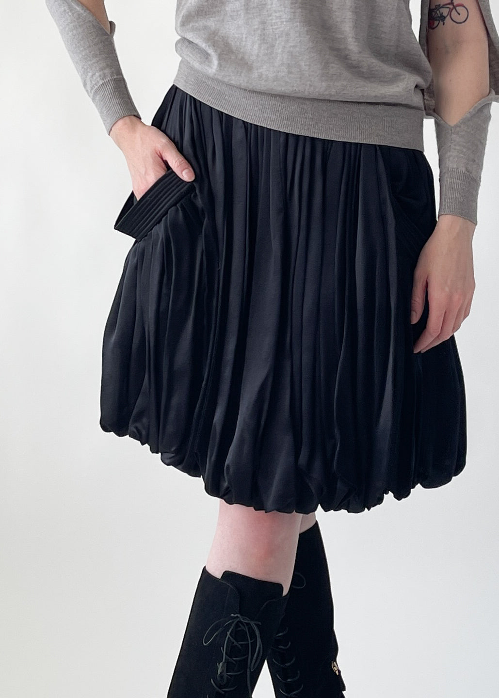 Vintage Alexander McQueen 2006 Silk Bubble Skirt
