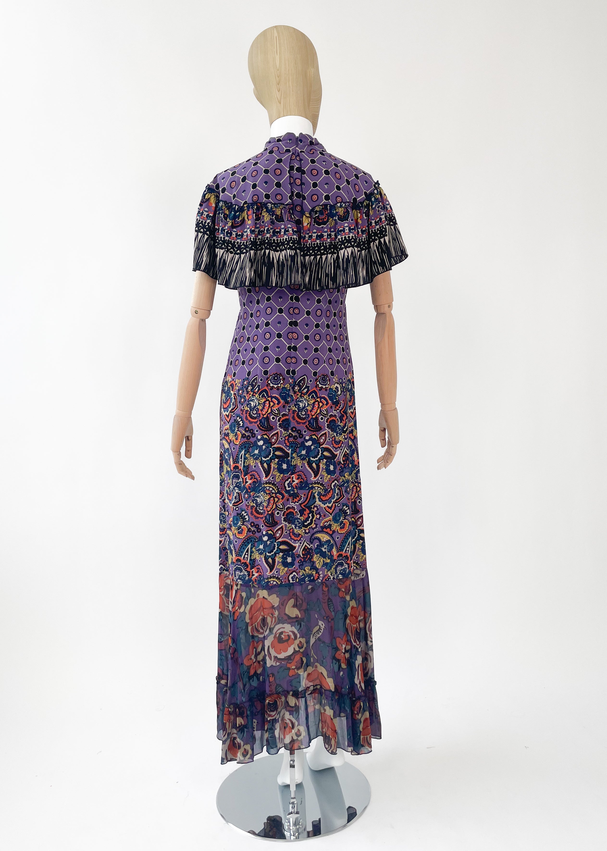 Anna Sui Silk Print Dress