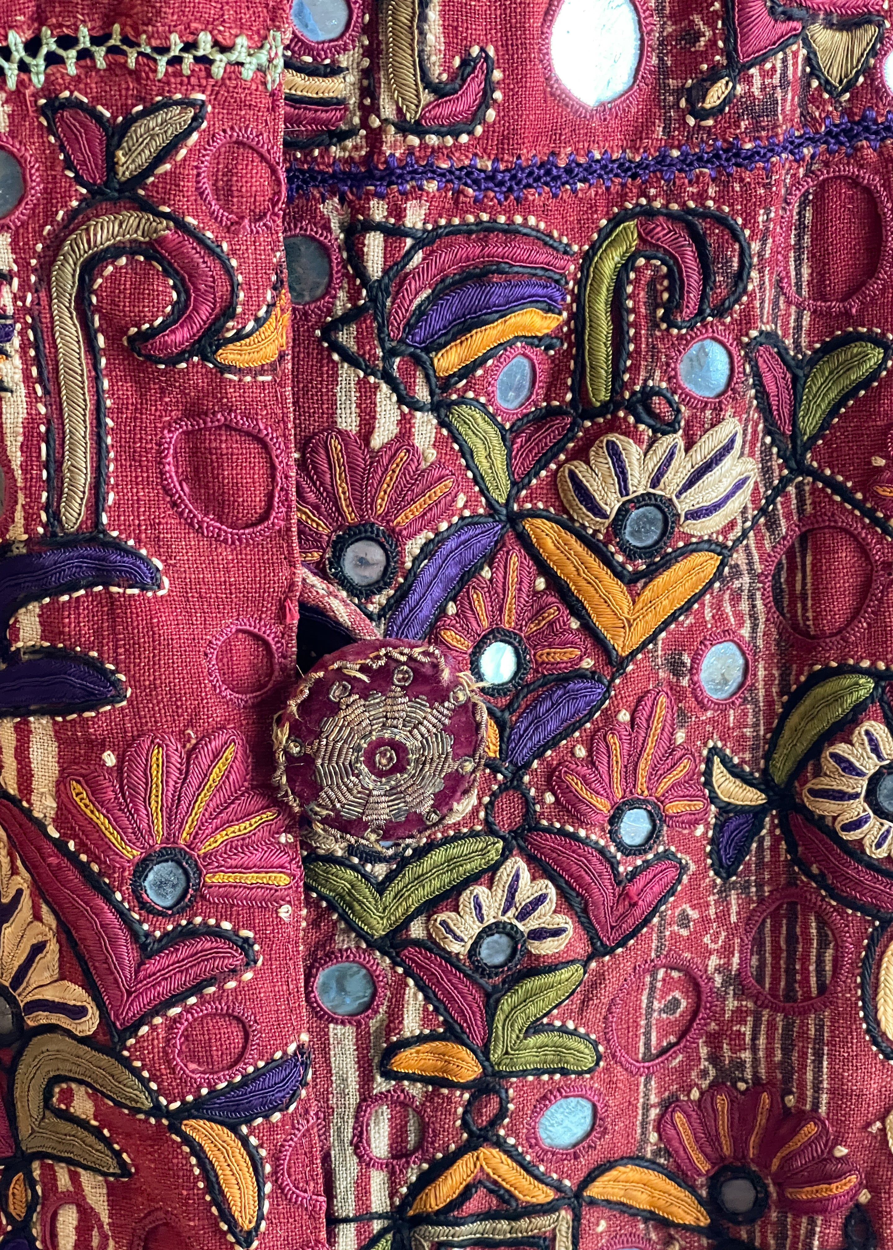 Antique Embroidered Indian Coat