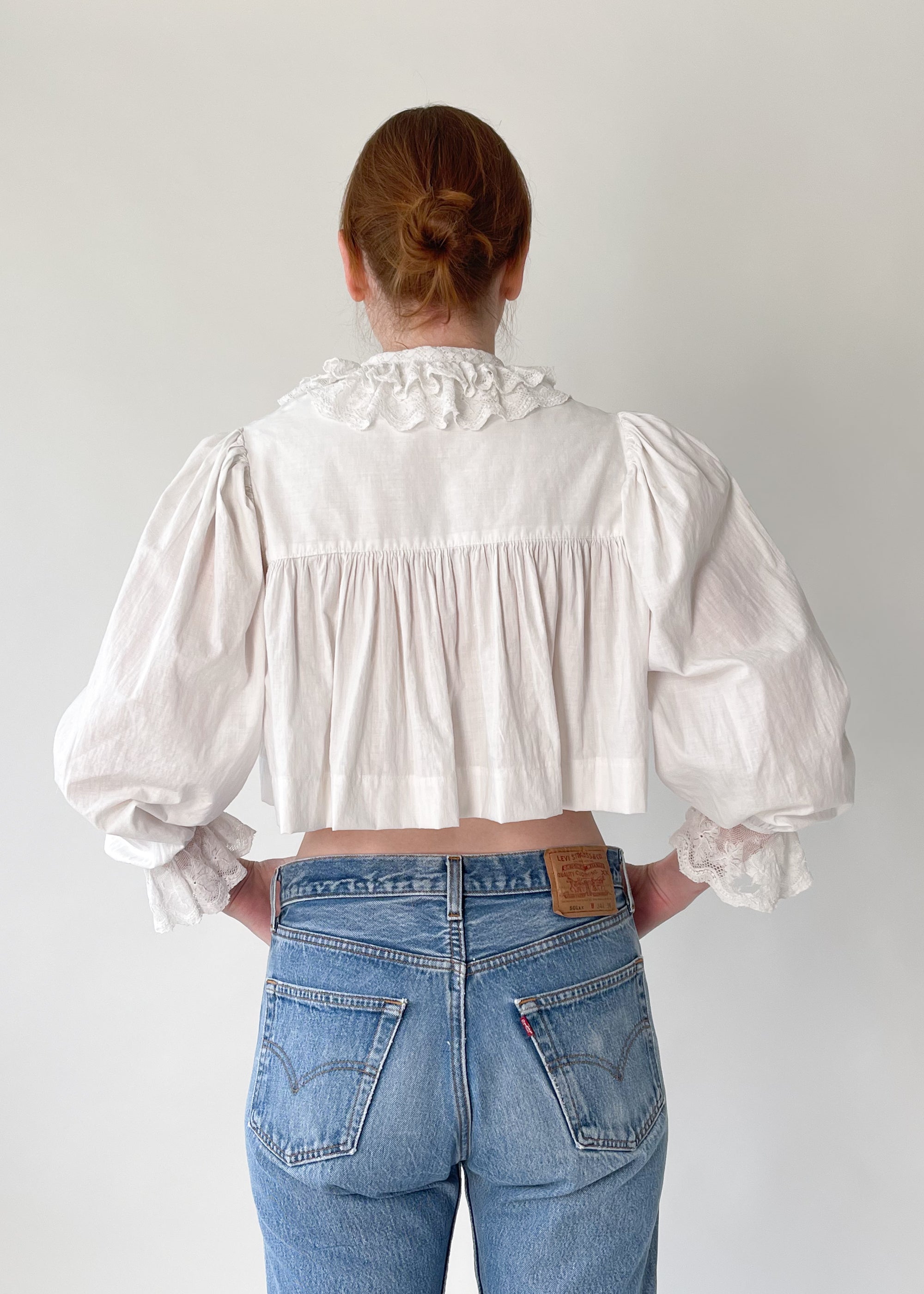 Antique Edwardian Cropped Blouse
