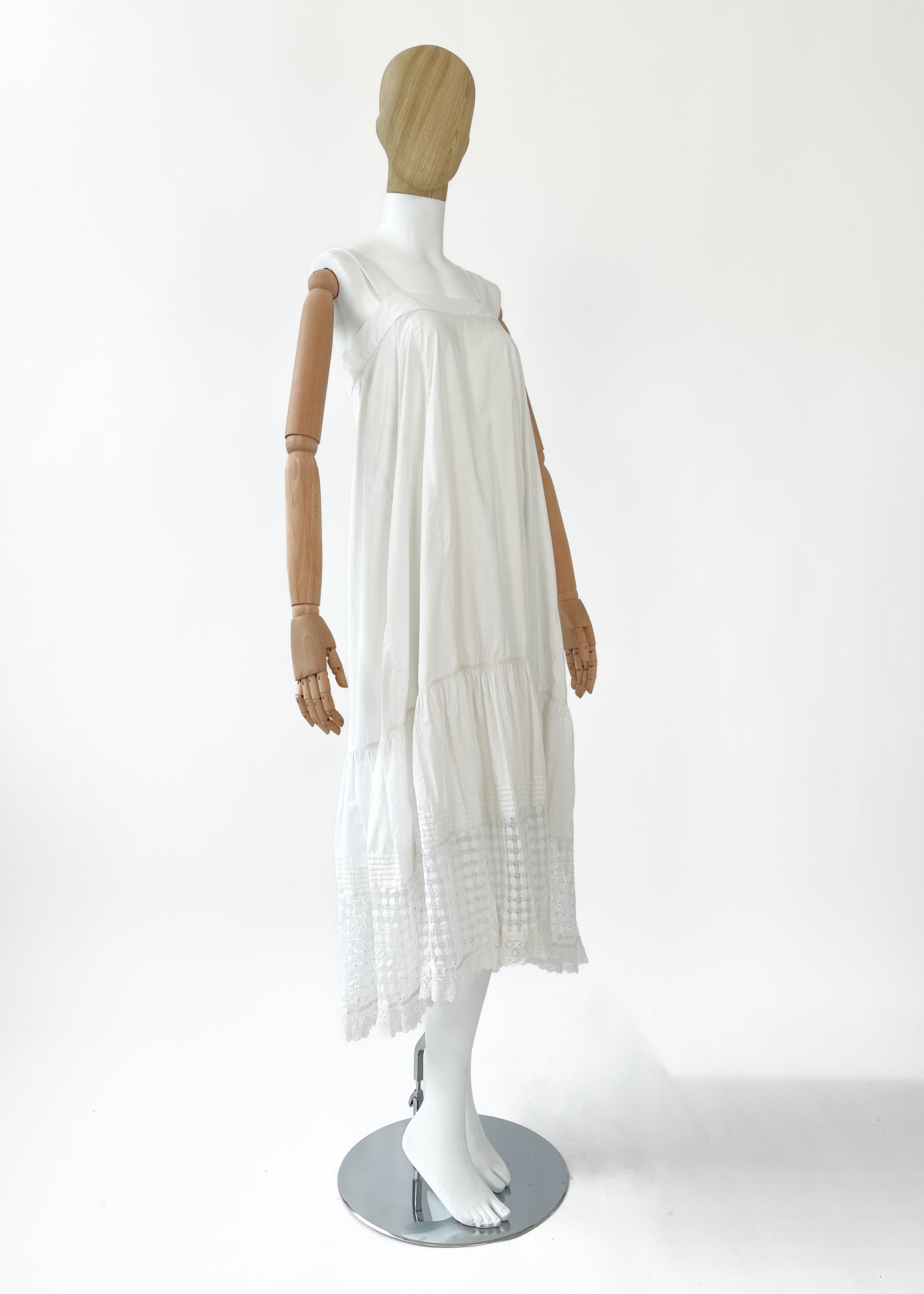 Vintage REworked Antique Cotton Lace Dress