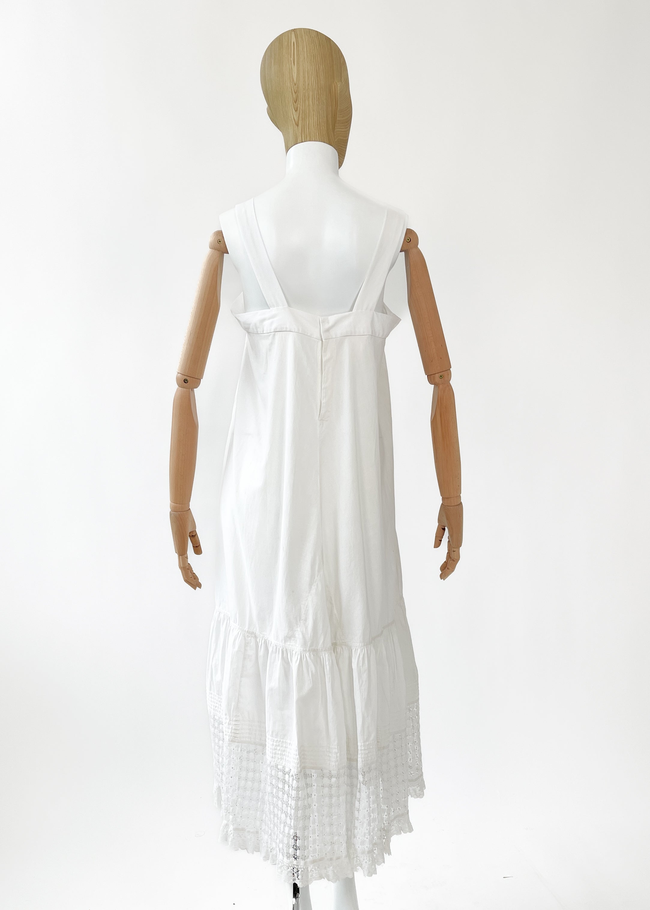 Vintage REworked Antique Cotton Lace Dress