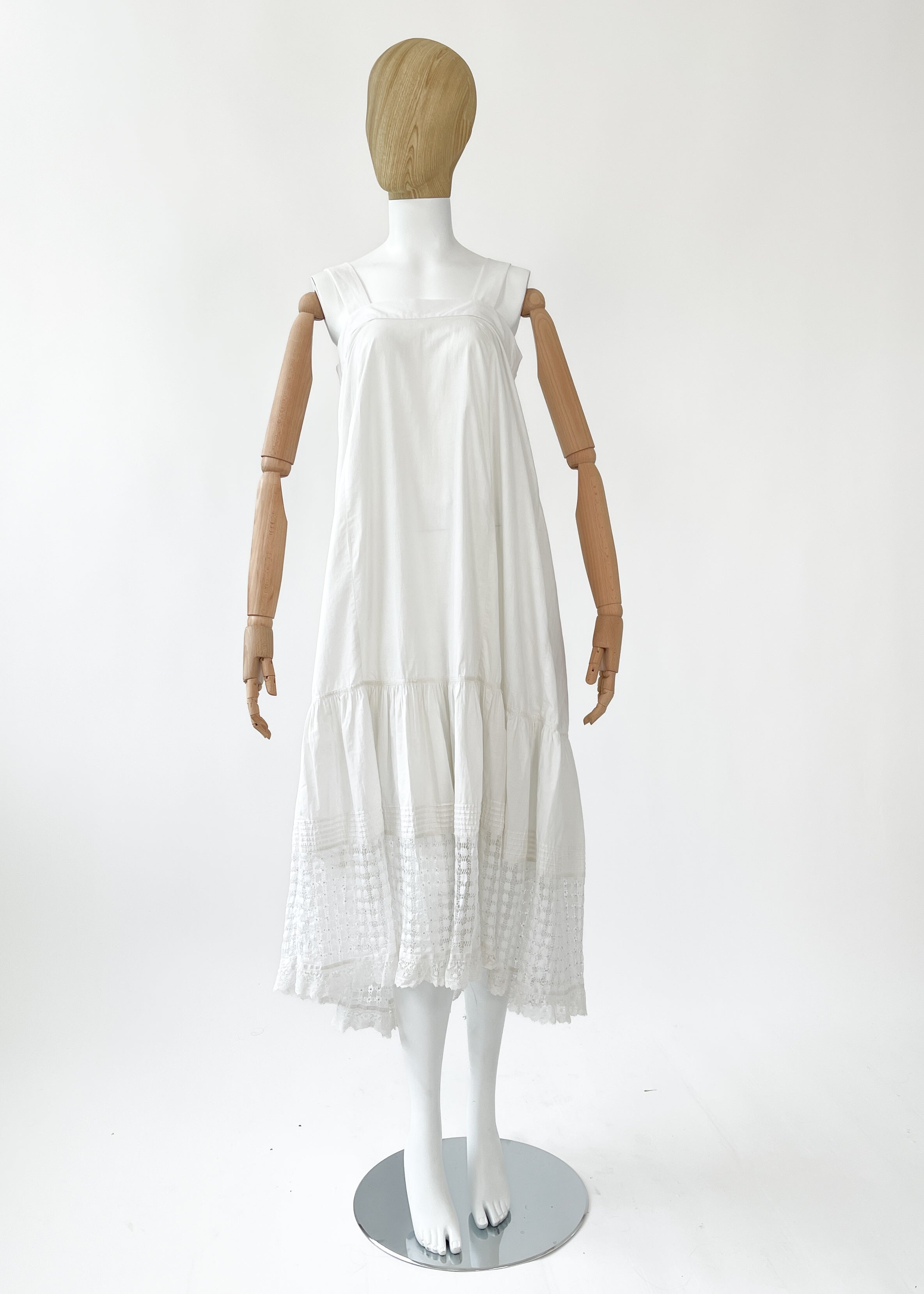 Vintage REworked Antique Cotton Lace Dress