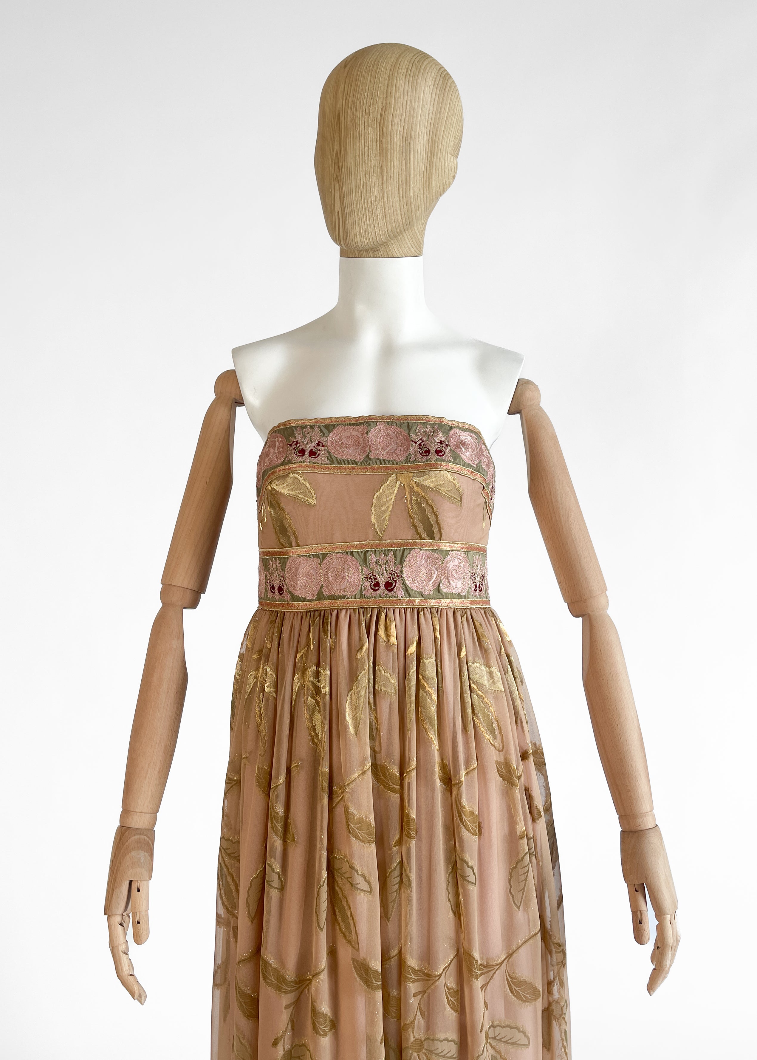 Bill Blass Strapless Dress 2006 Runway