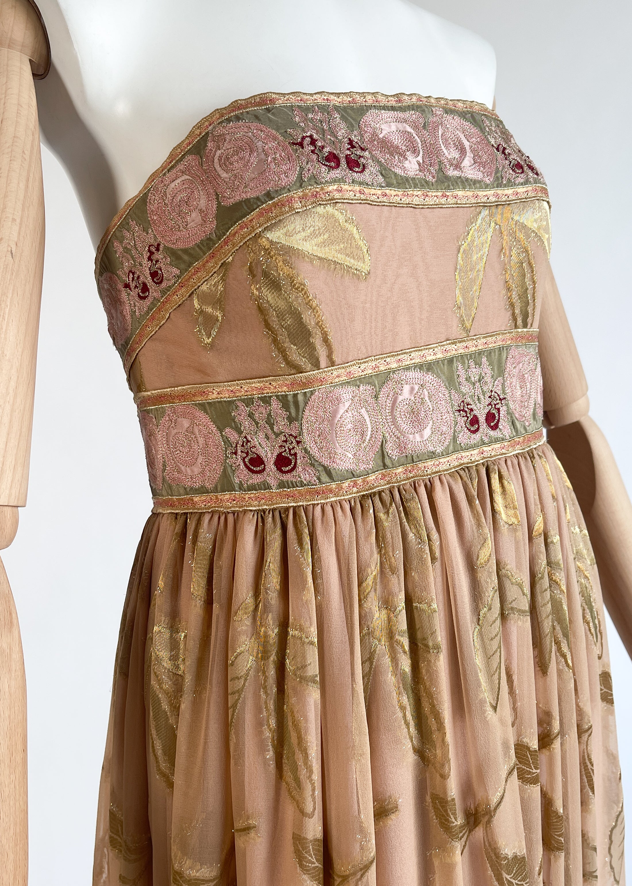 Bill Blass Strapless Dress 2006 Runway