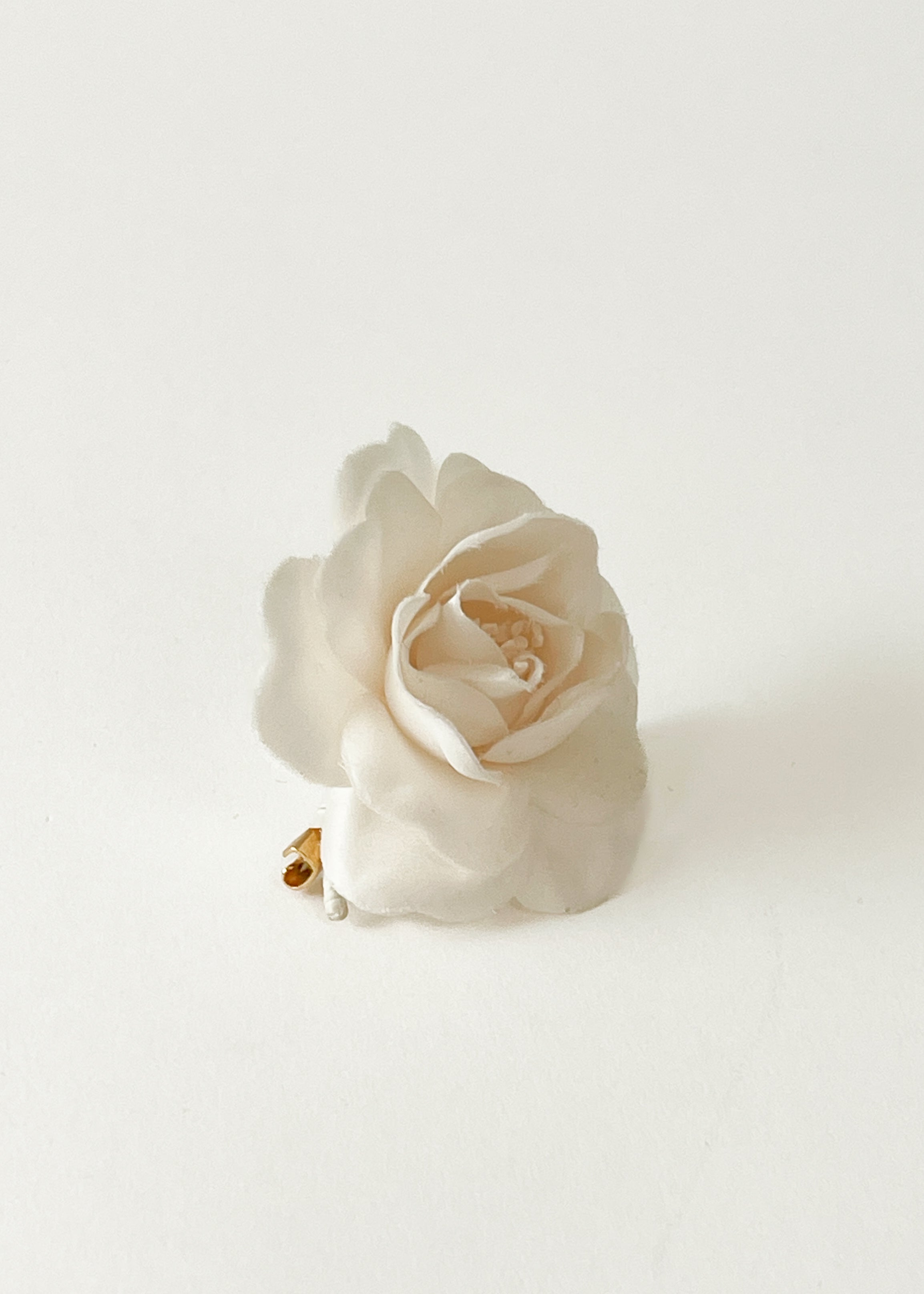 Vintage 1990s Chanel Camellia Flower Brooch