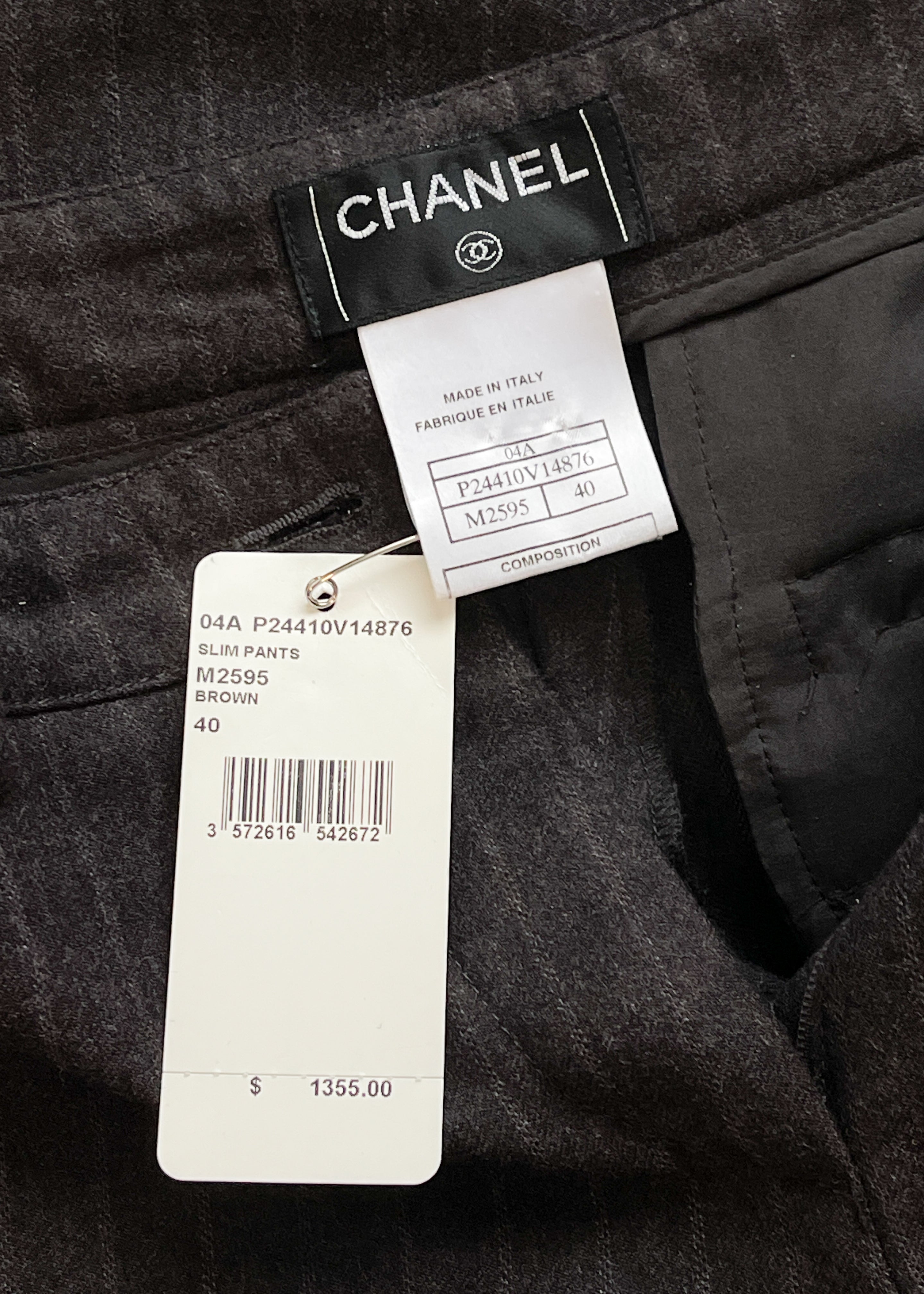 Chanel Wool Pinstripe Pants Fall 2004