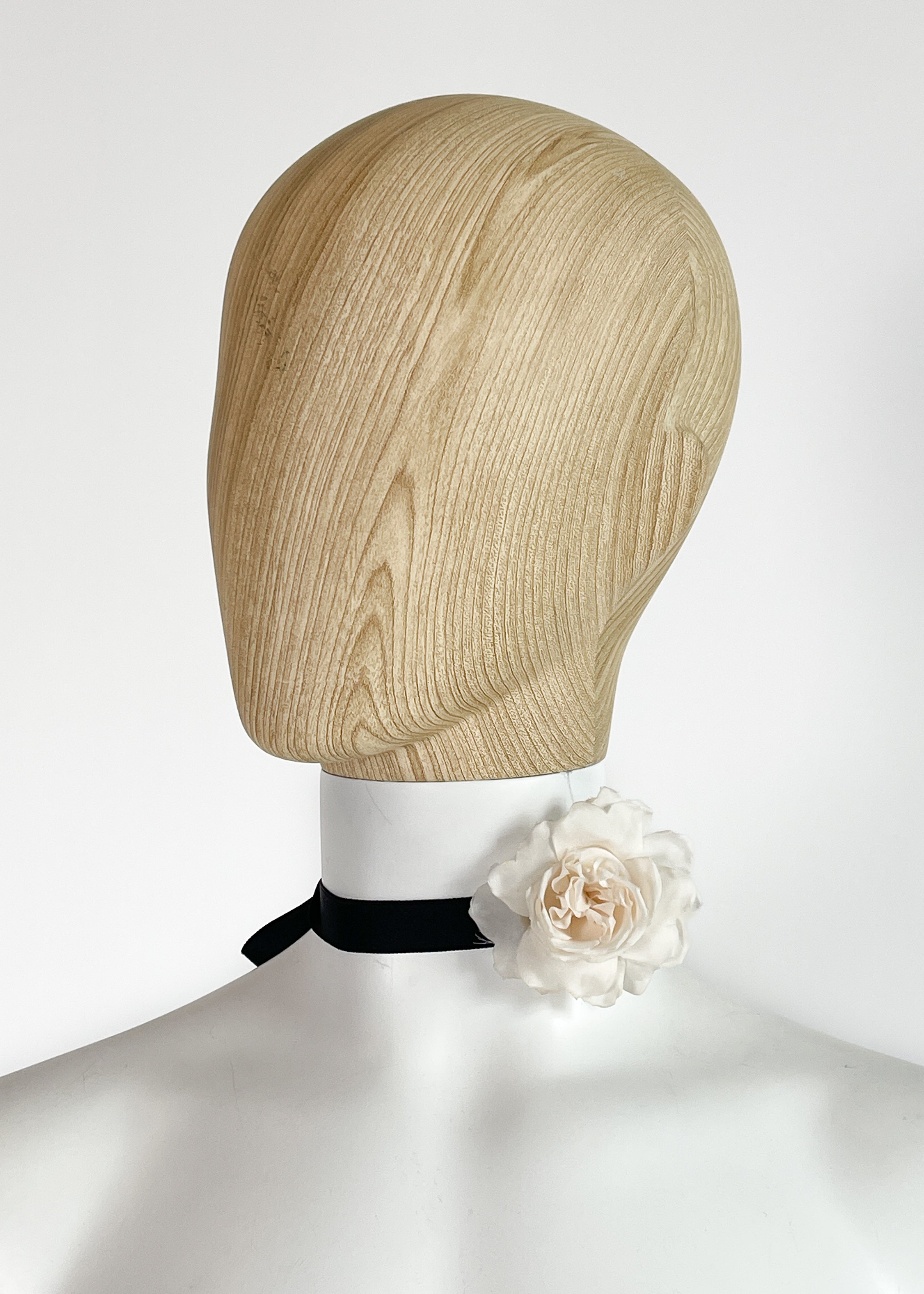 Vintage Chanel Camellia Ribbon Choker