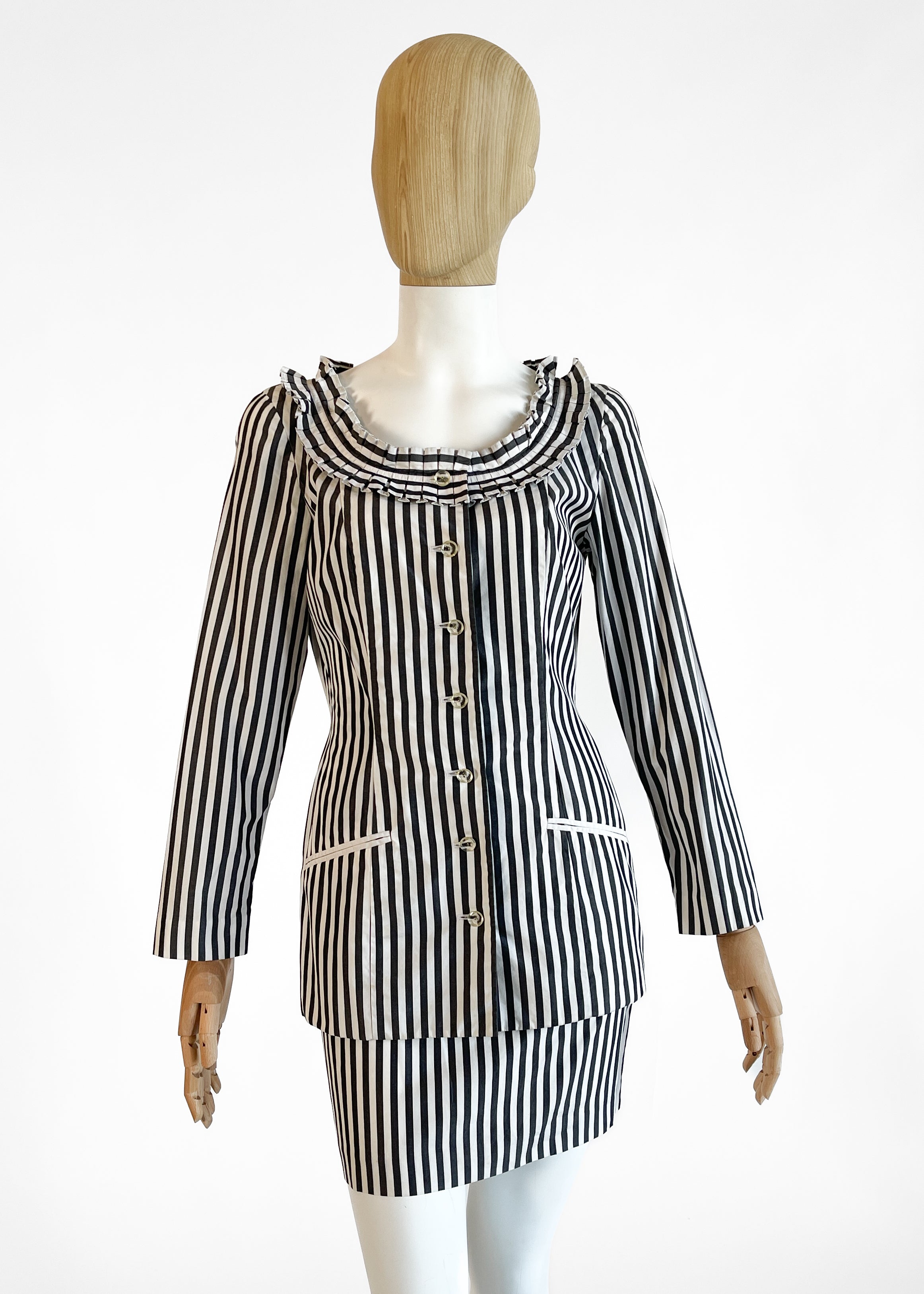 Chantal Thomass Striped Suit Spring 1992