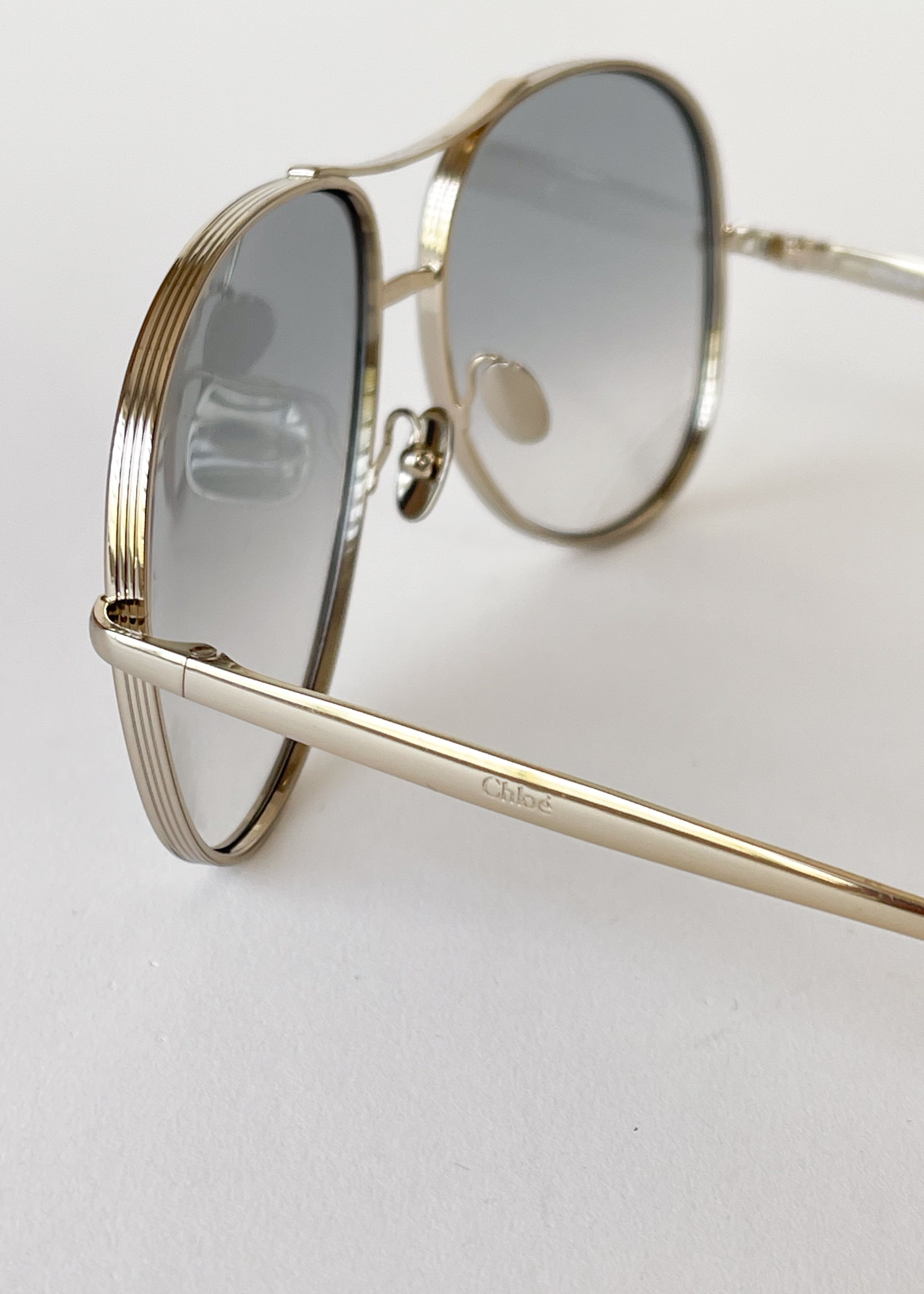 Vintage Chloe Aviator Sunglasses