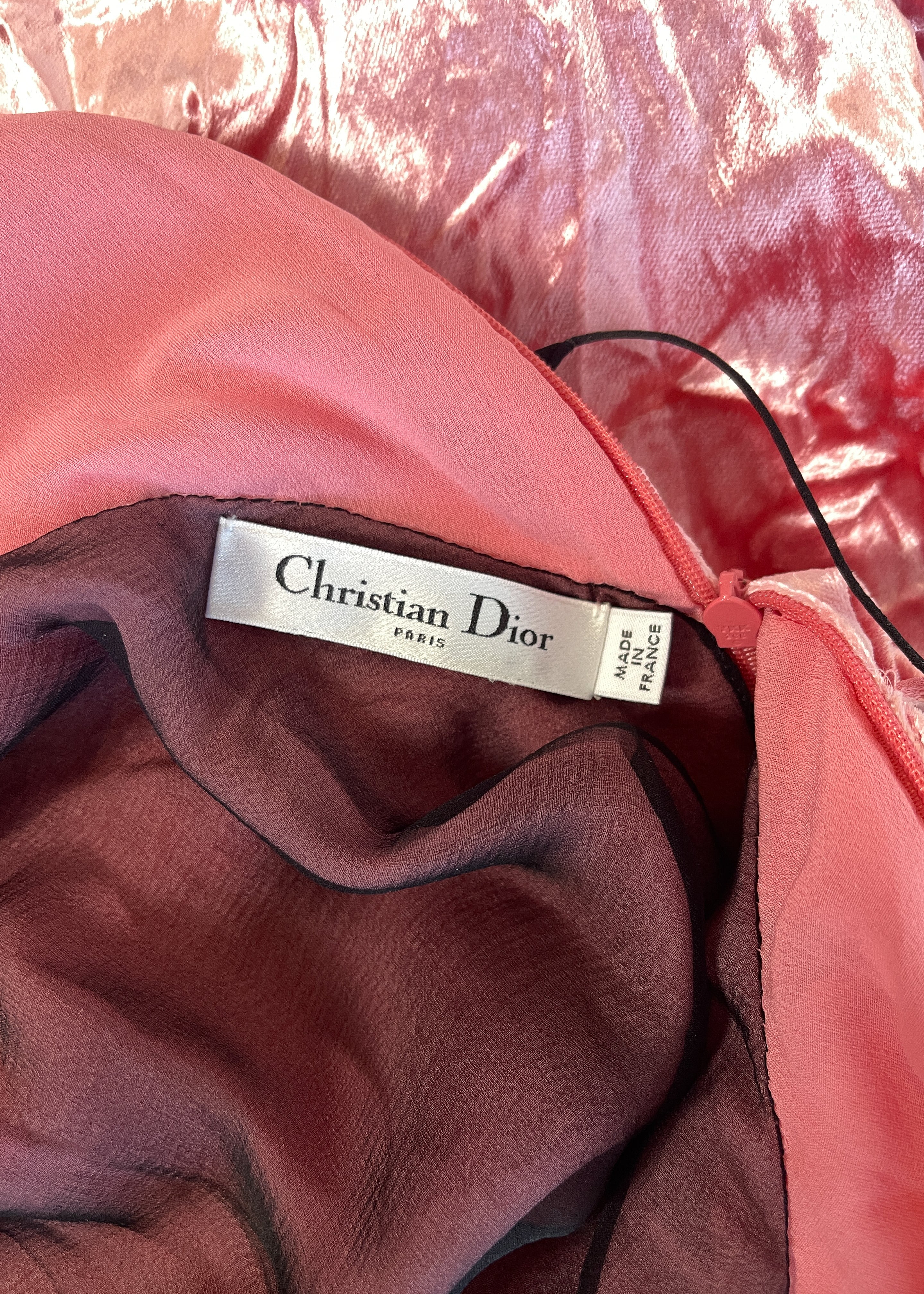 Christian Dior Velvet Slip Dress Pre-Fall 2024