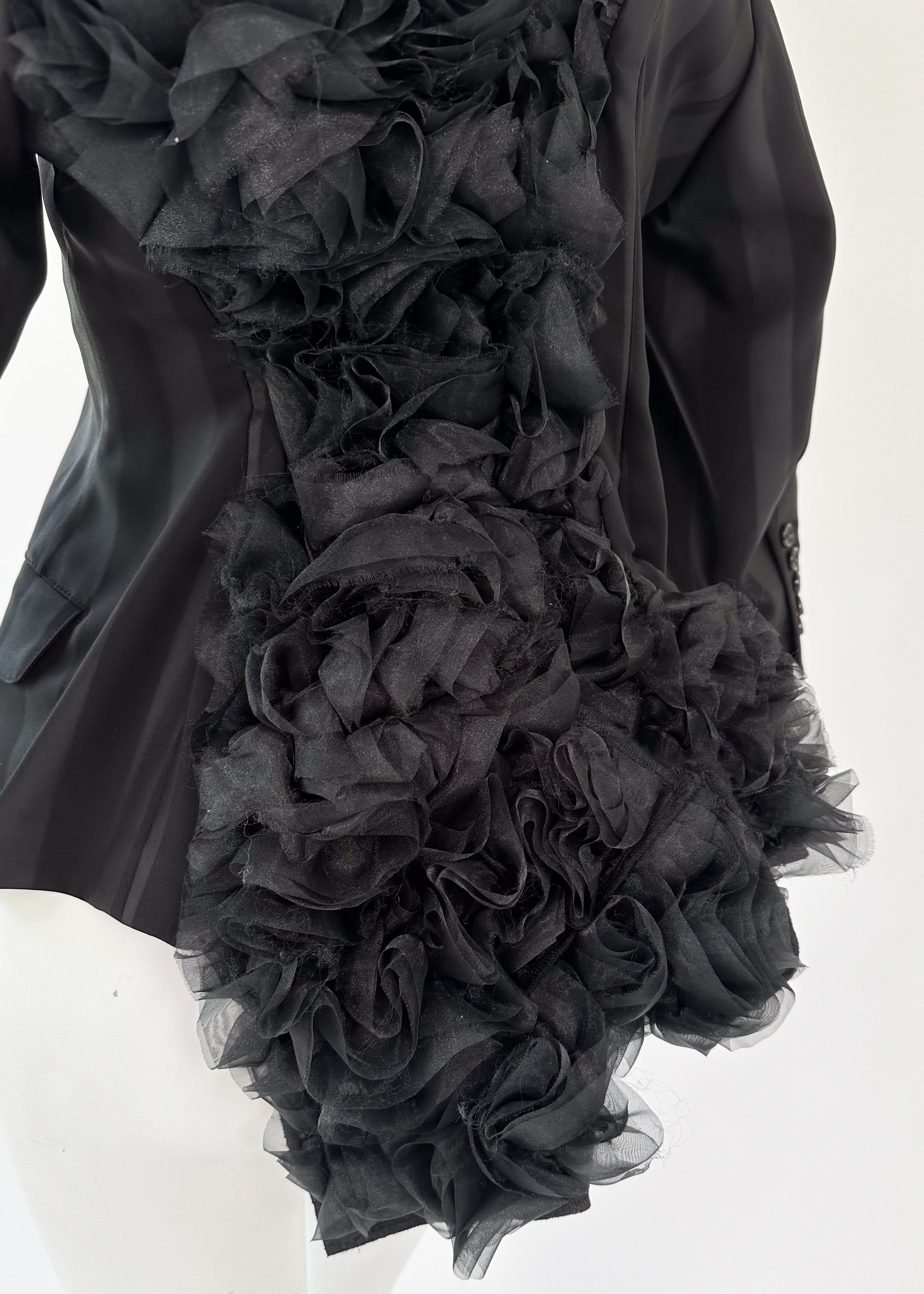 Comme des Garçons Jacket with Tulle Accent