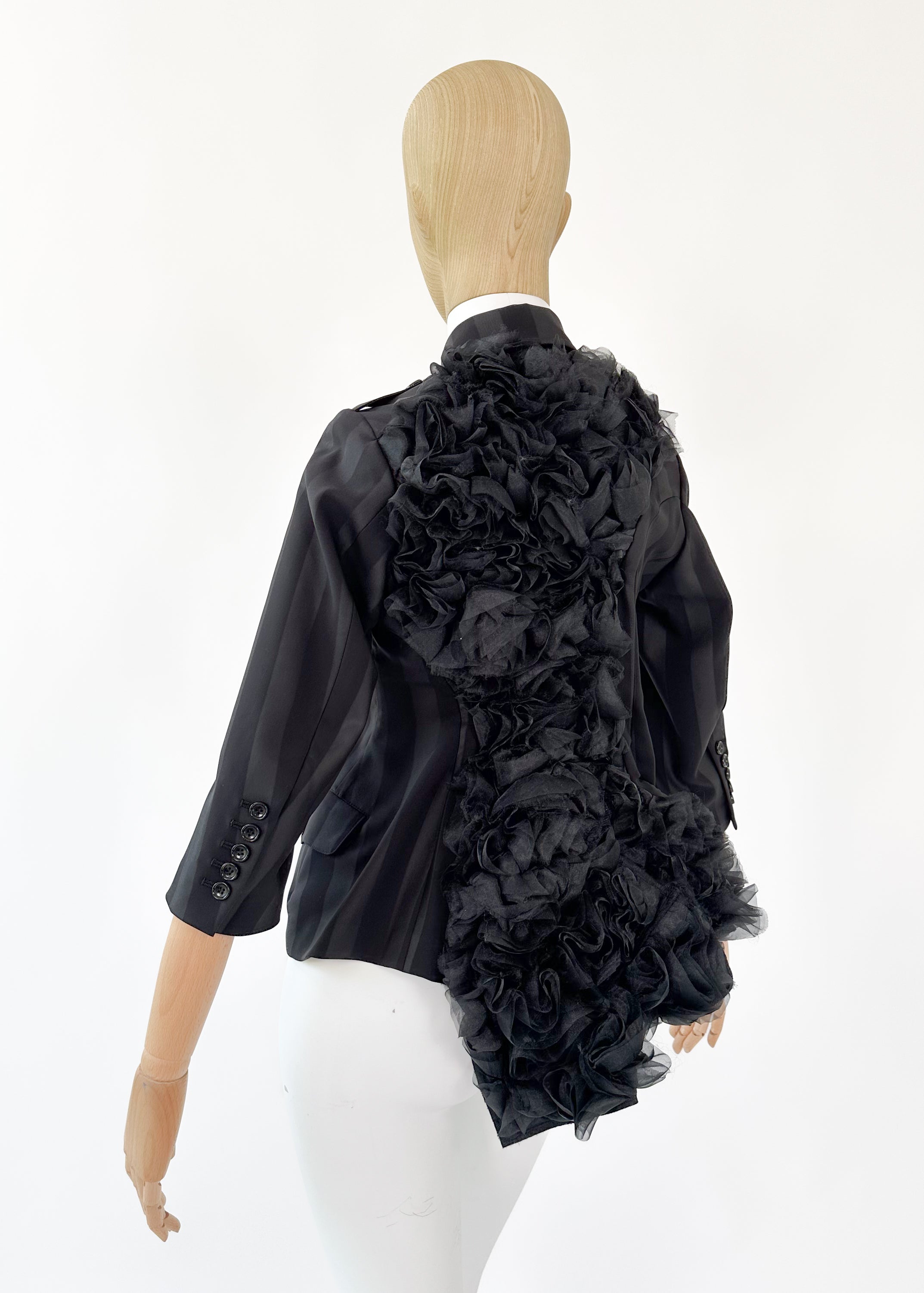 Comme des Garçons Jacket with Tulle Accent
