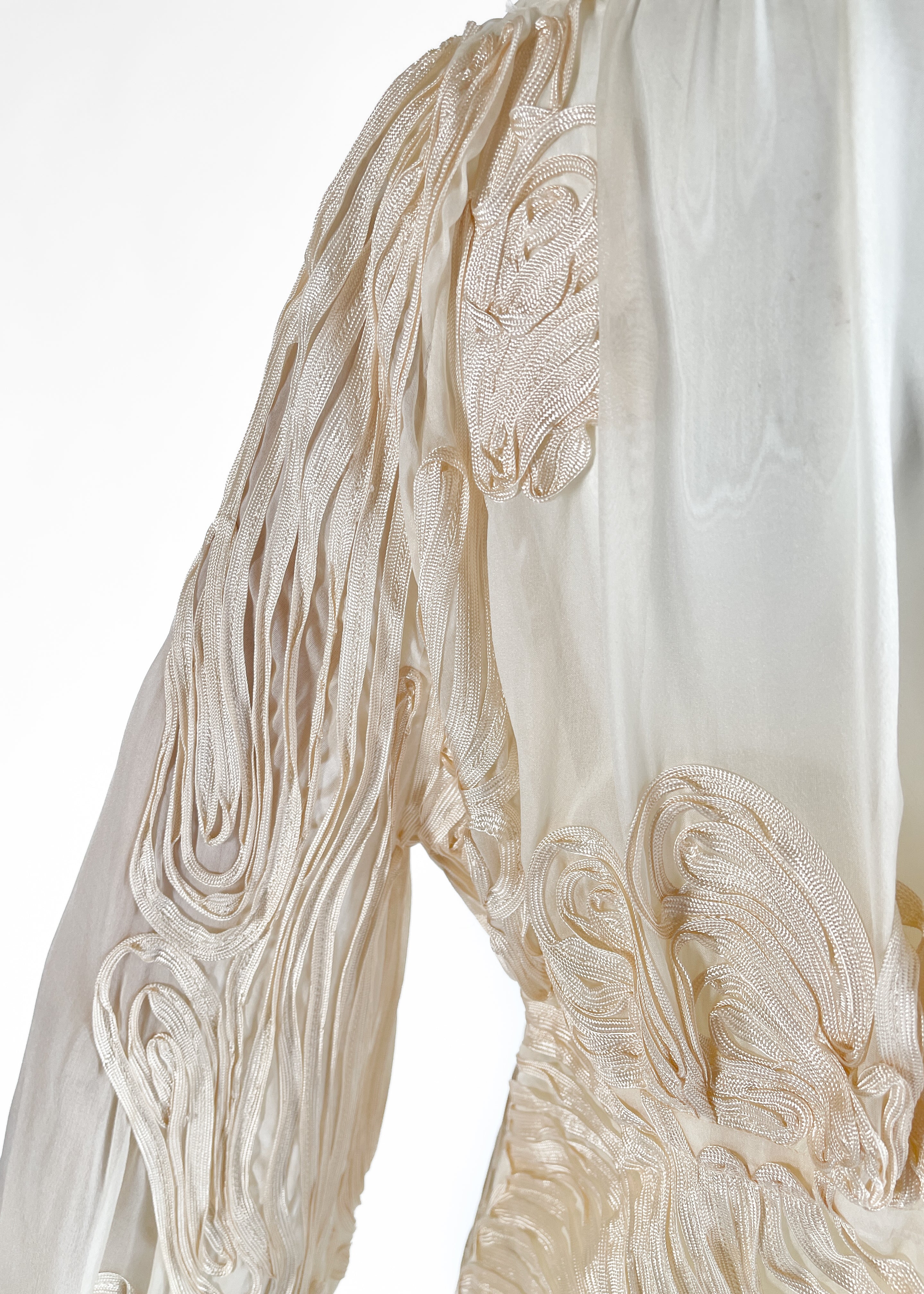 Jean Paul Gaultier Silk Soutache Blouse