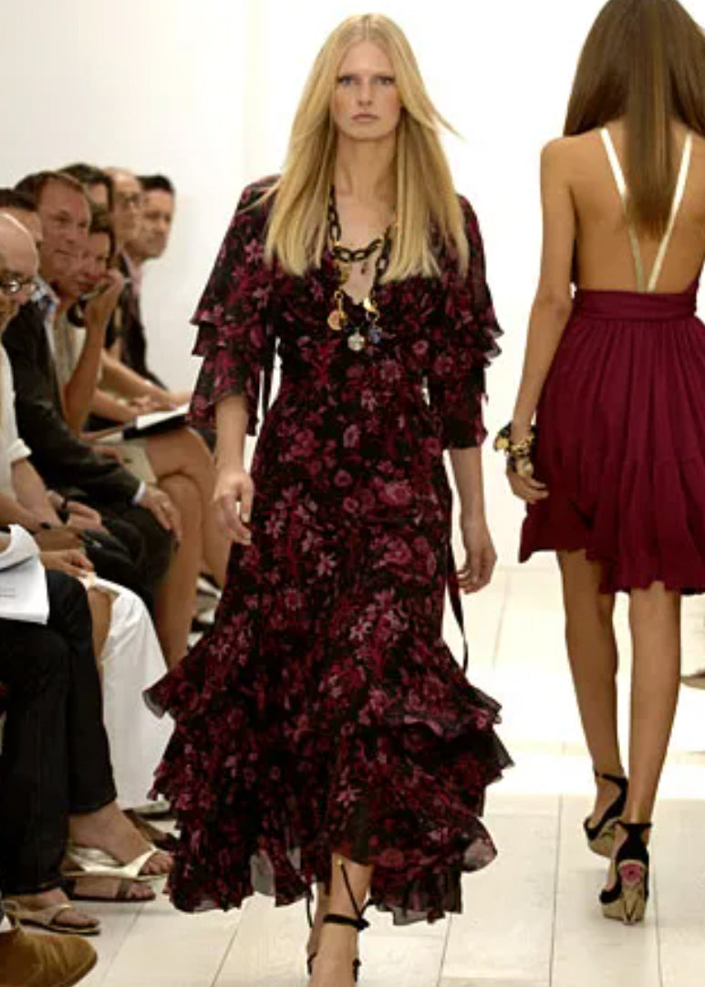 Gucci Silk Flora Tunic Shirt 2007
