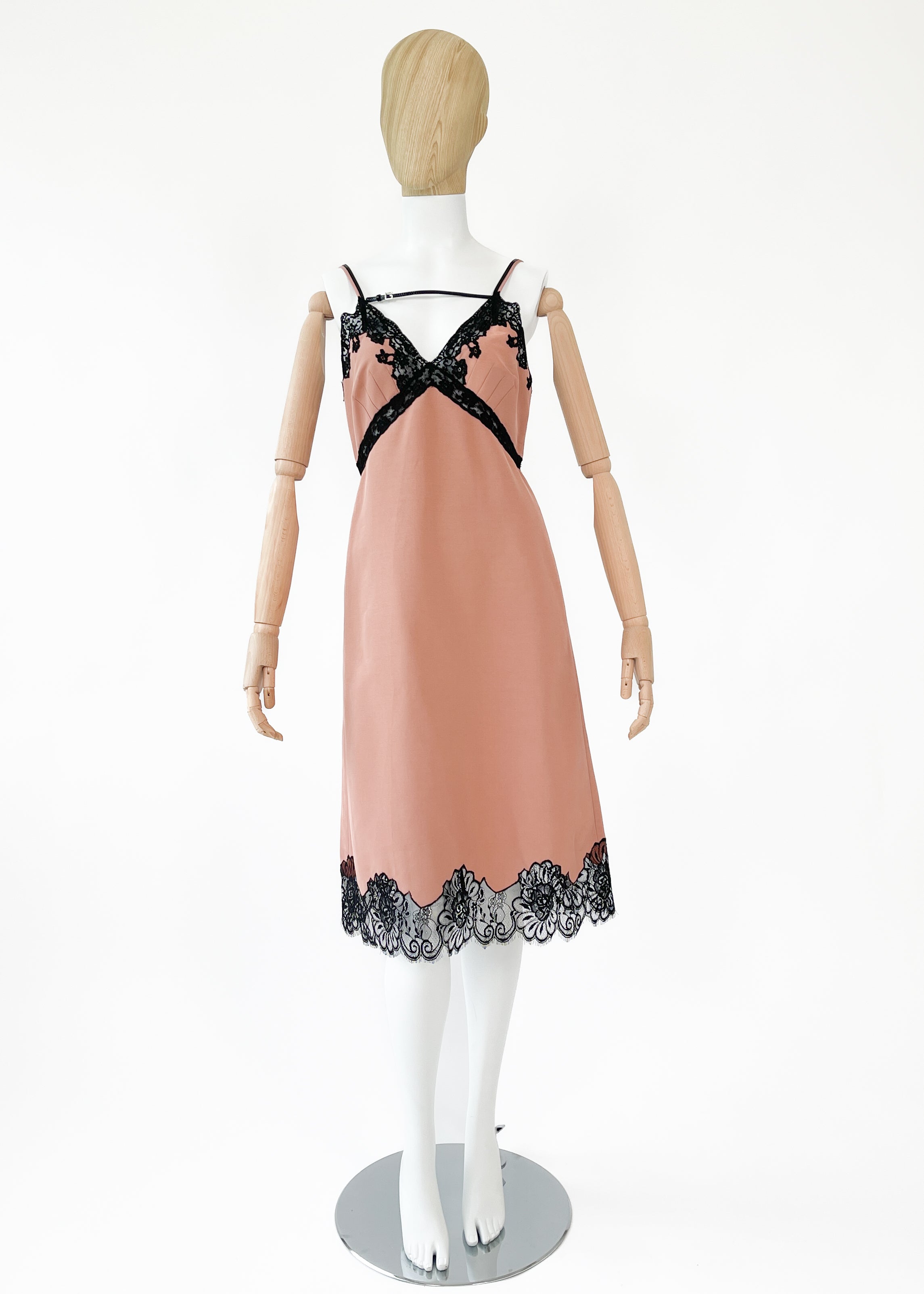 Gucci Pink Silk Slip Dress