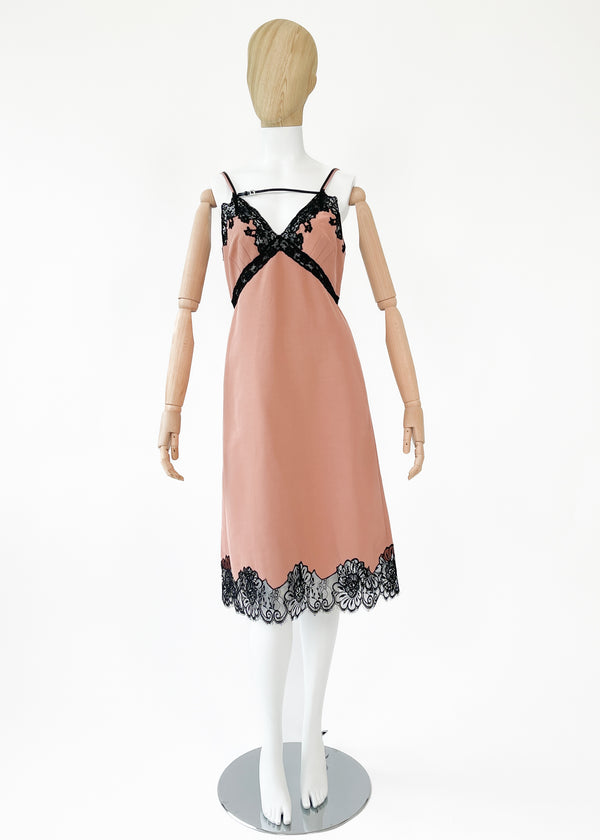 Gucci Pink Silk Slip Dress