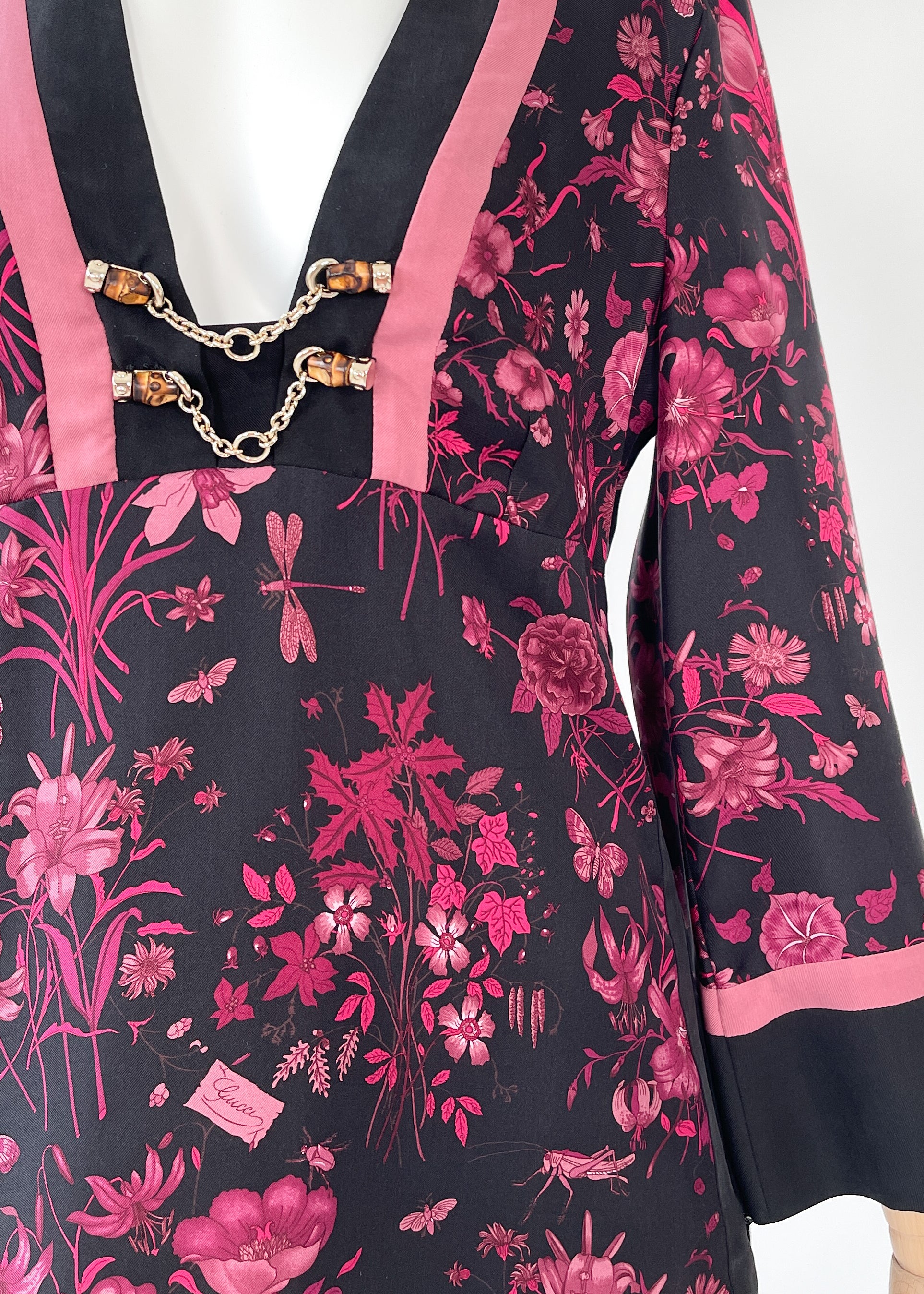 Gucci Silk Flora Tunic Shirt 2007