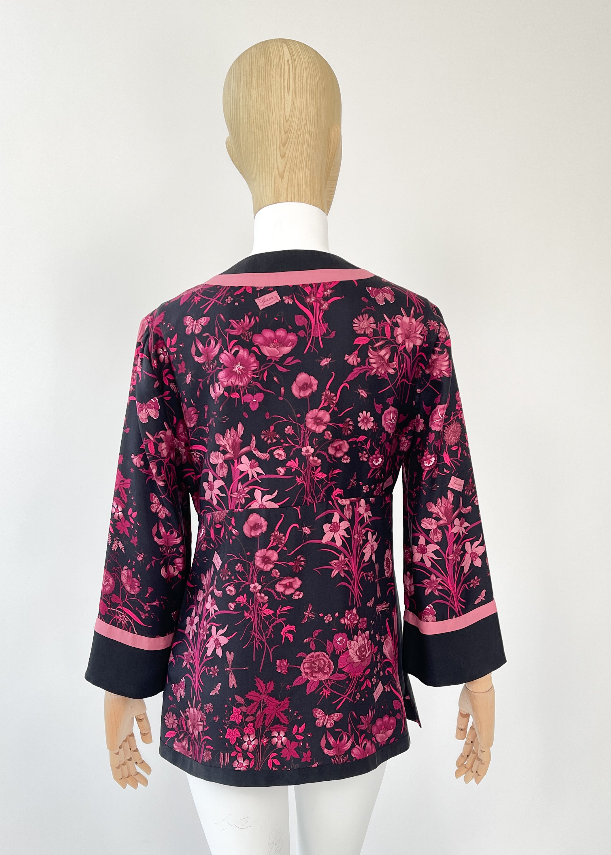 Gucci Silk Flora Tunic Shirt 2007