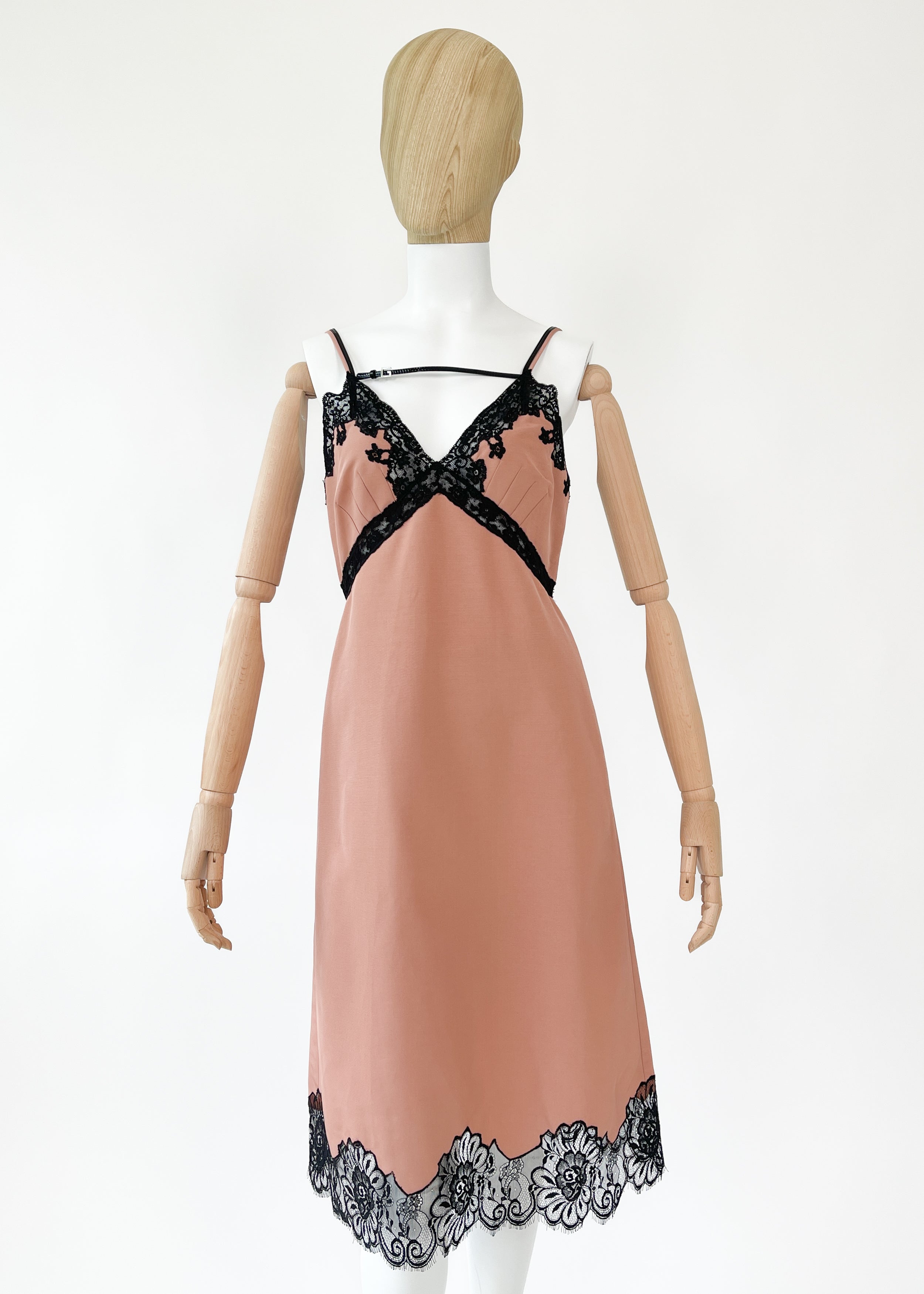Gucci Pink Silk Slip Dress