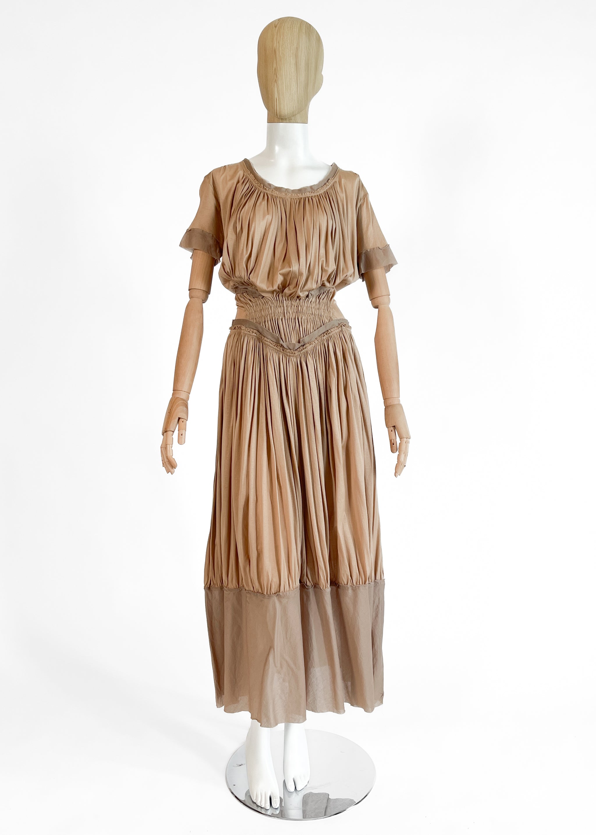 Issey Miyake Goddess Draped Dress — Spring 2003 Runway