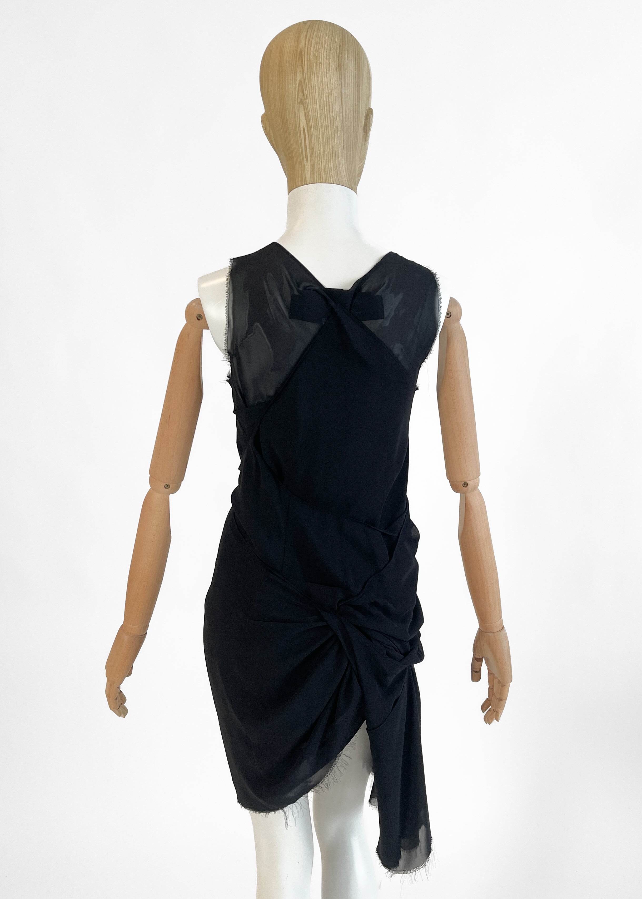 Junya Watanabe 2004 Twisted Silk Dress
