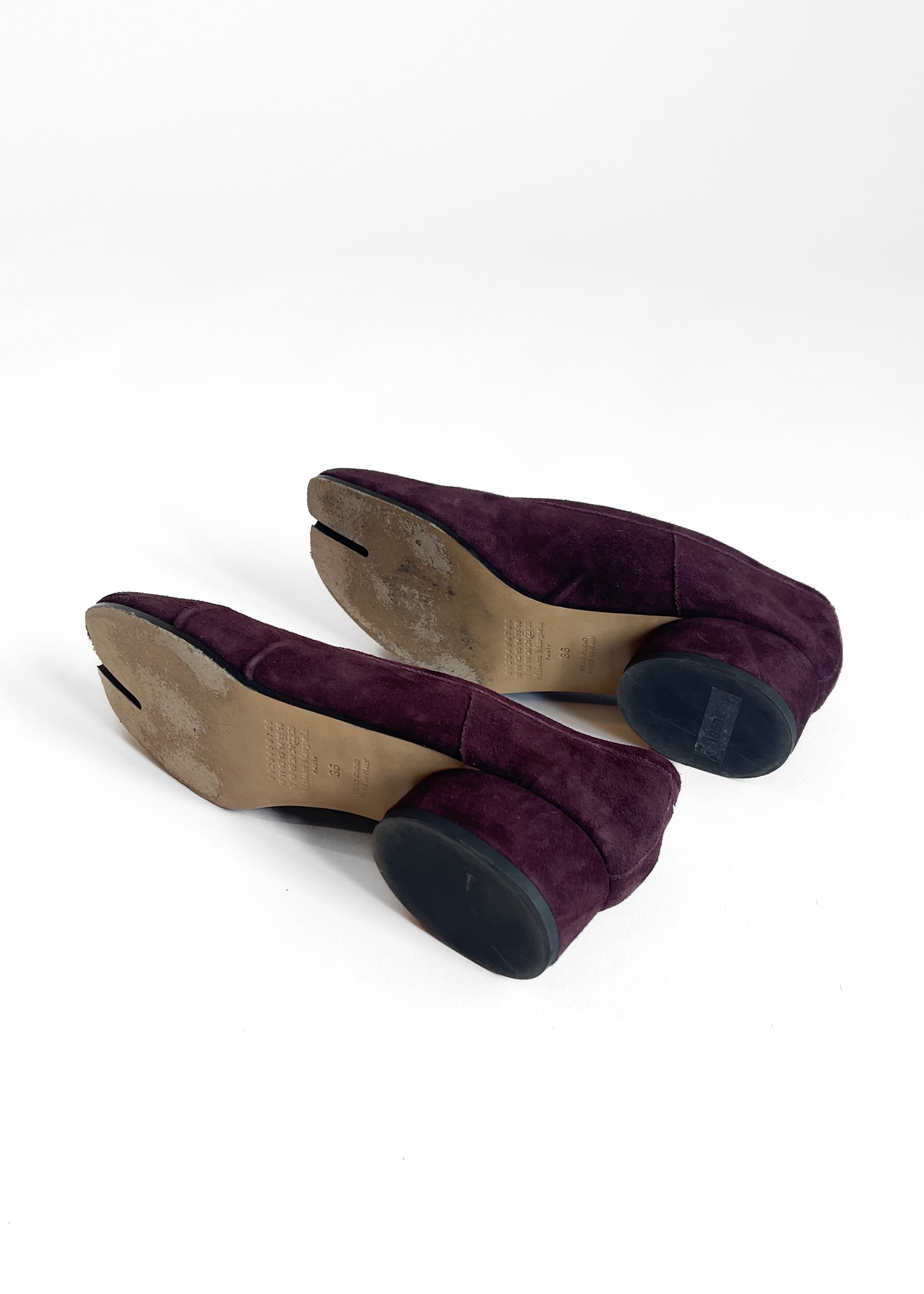 Maison Margiela Velvet Tabi Flats